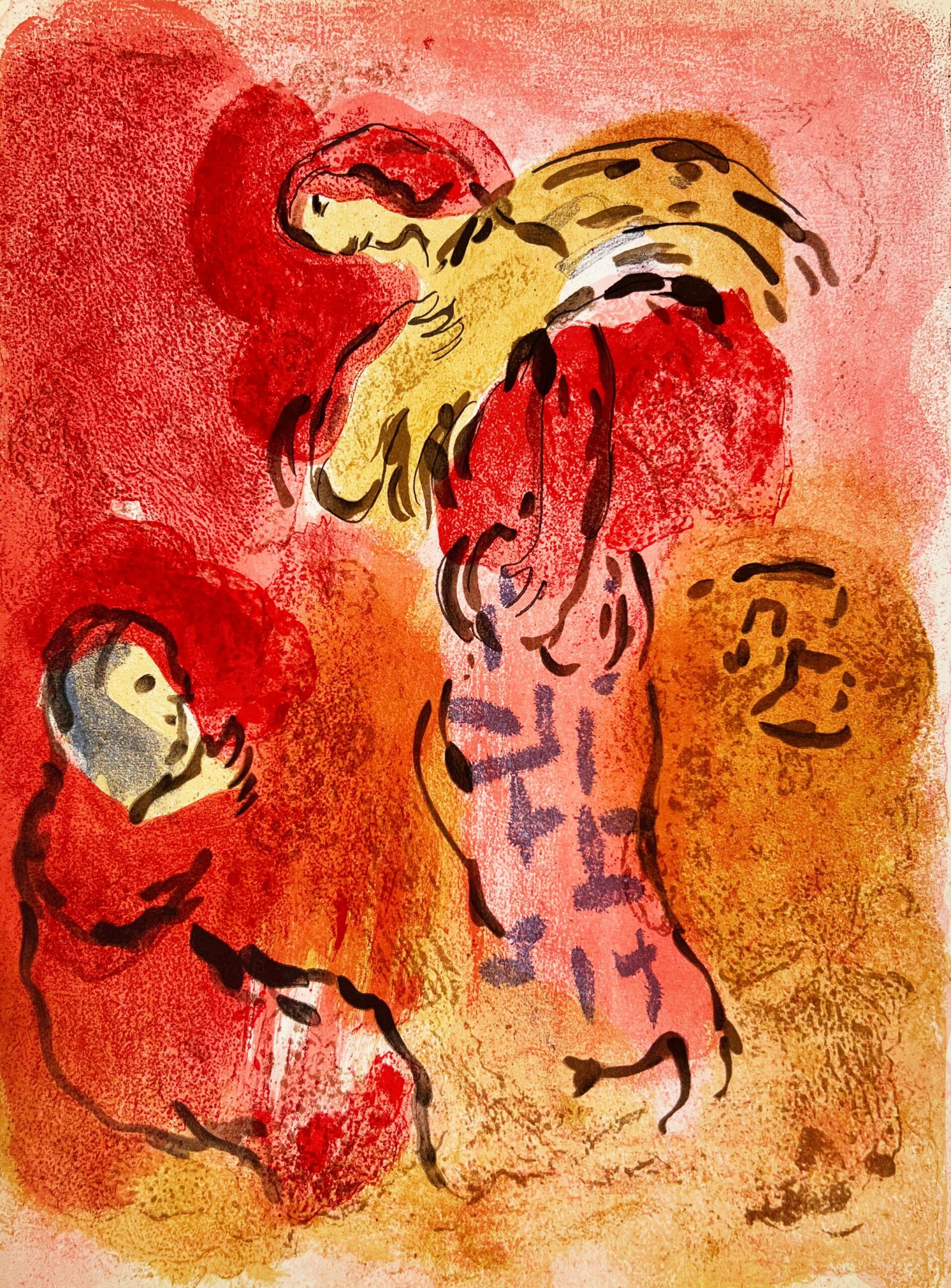 Ruth Gleaning by Marc Chagall