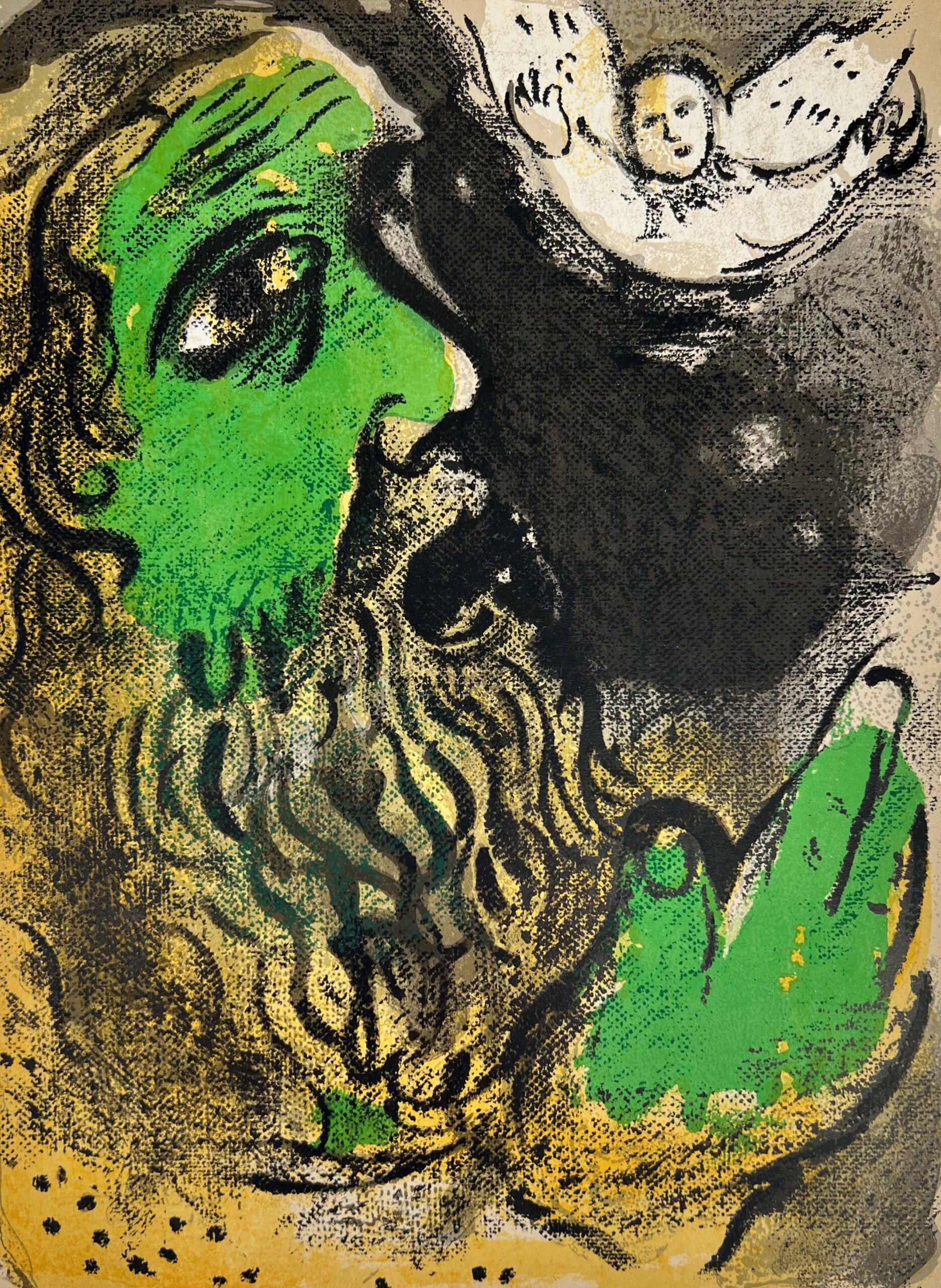 Job Praying by Marc Chagall
