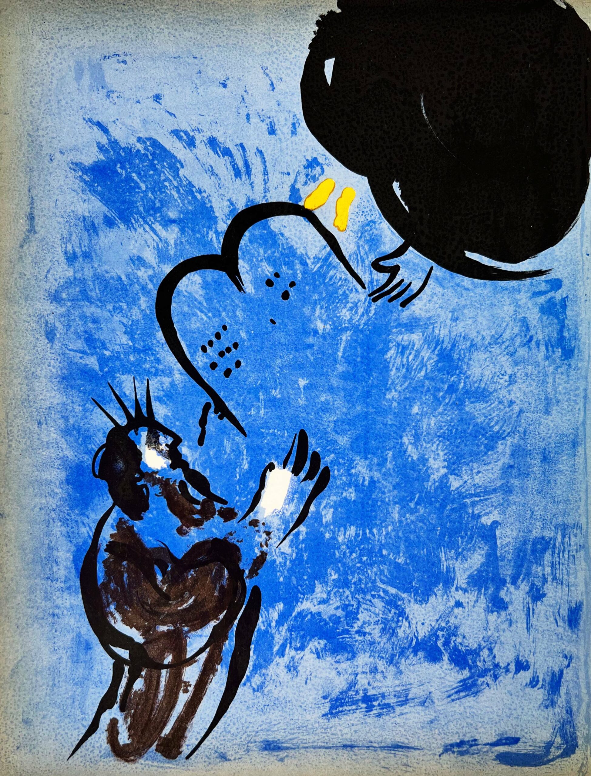Moses Receiveing the Tabels of the Law by Marc Chagall
