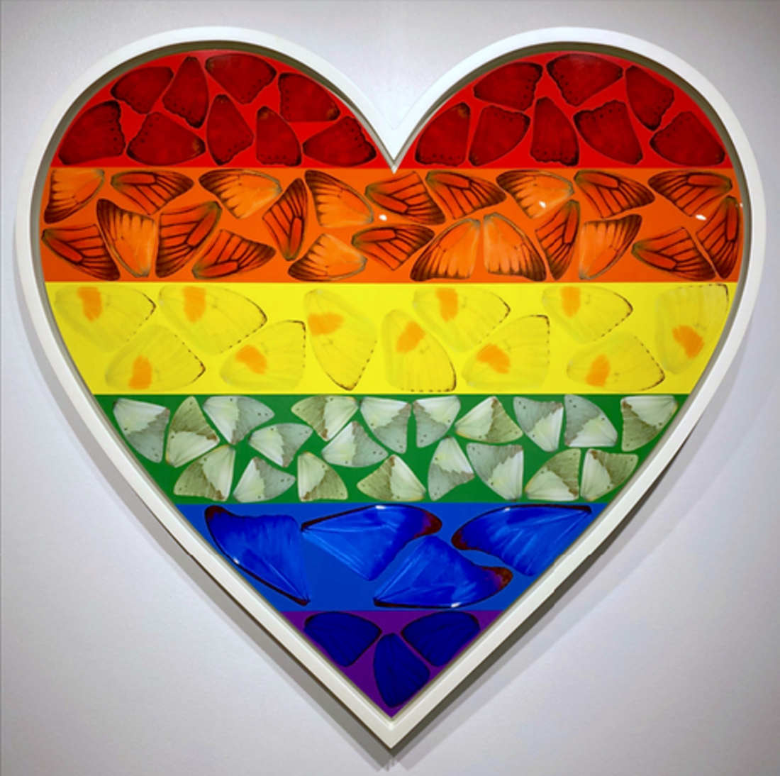 Damien Hirst Butterfly Heart (Large) H7-3 by Damien Hirst
