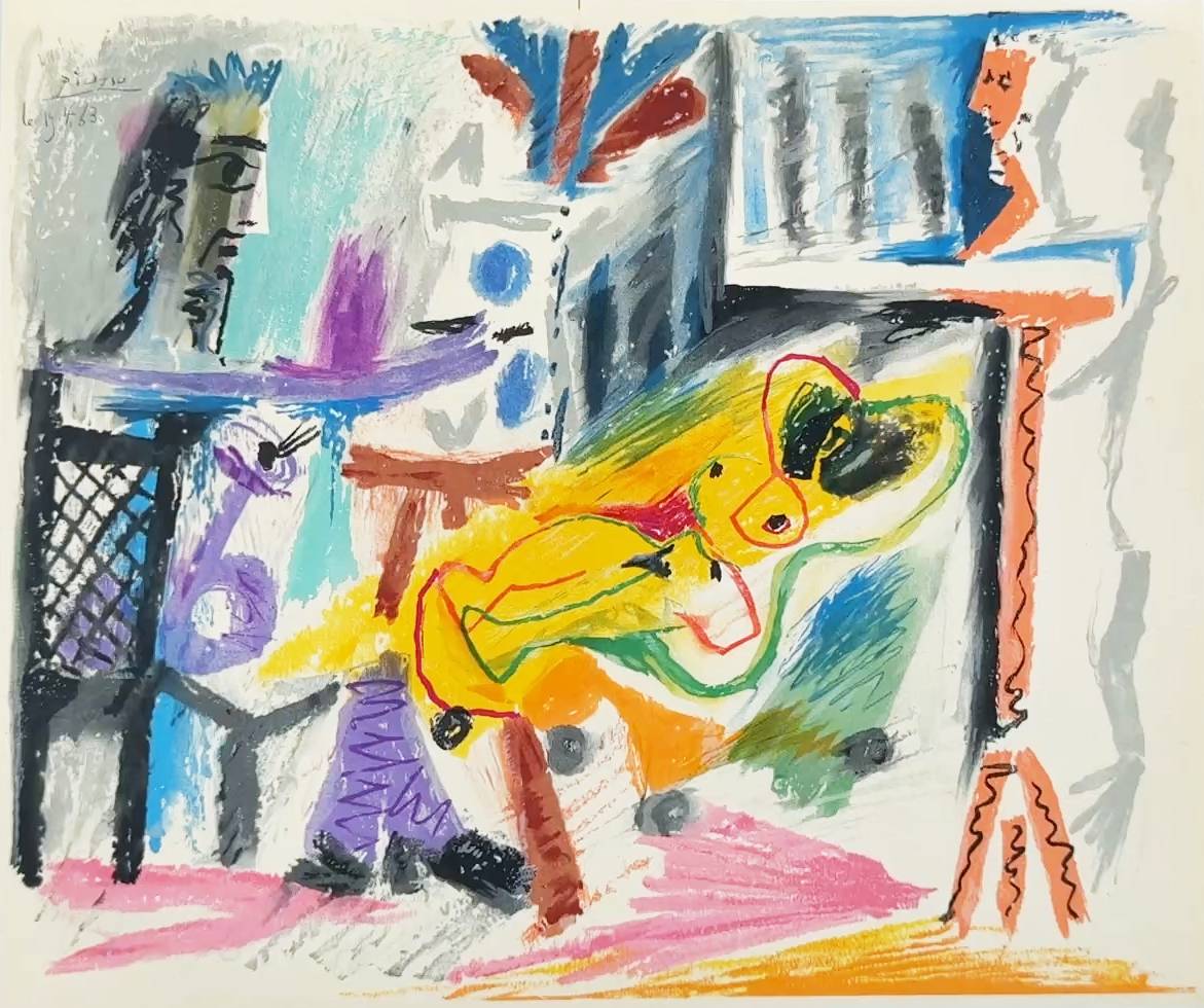 Peintre et modèle by Pablo Picasso