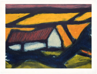 Above the Fields by Hughie O'Donoghue at Stoney Road Press