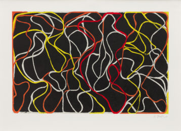 Beyond Eagles Mere 2 by Brice Marden at Susan Sheehan Gallery
