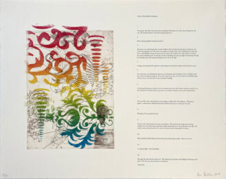 Birdlands, Twelve-Wired Bird of Paradise by Ken Buhler at Jungle Press Editions