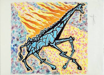 Burning Giraffe by Salvador Dalí at Epicentrum Art Gallery