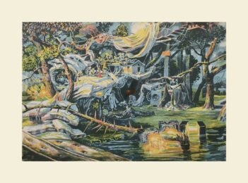 Camp Bedlam by Julie Heffernan at Jungle Press Editions