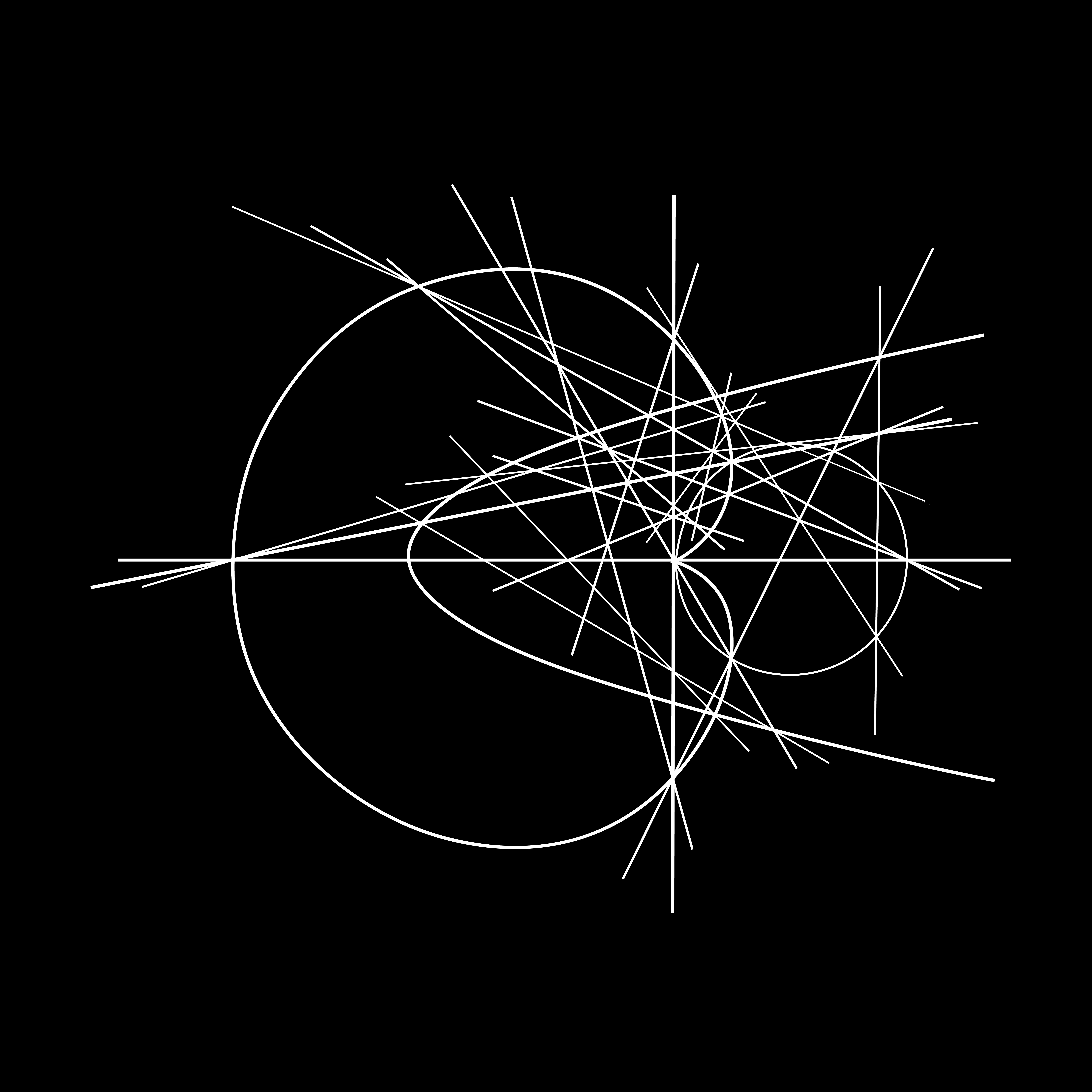 Cardioid Sketch. r = a(1 – cos Theta) by Clifford Singer