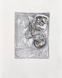 Commentaire de Personnage by Pierre Alechinsky at Epicentrum Art Gallery