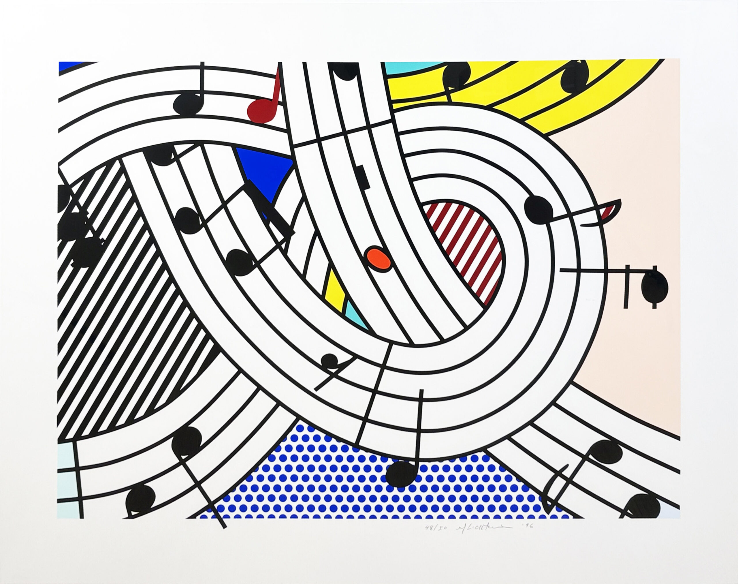 Composition 2 by Roy Lichtenstein