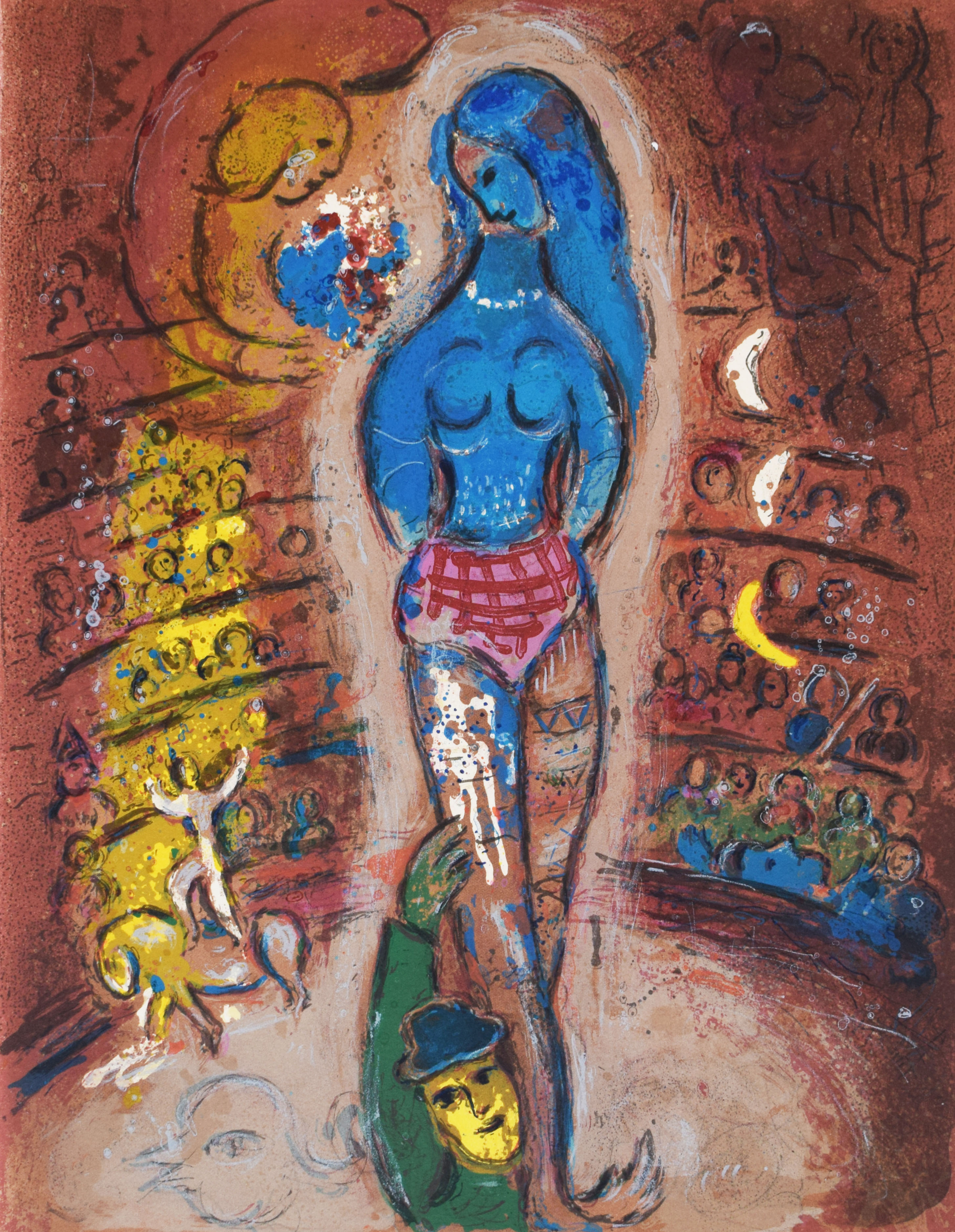 Composition XXXIV, from: Circus | Planche XXXIV: Cirque by Marc Chagall