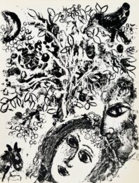 Couple Beside the Tree by Marc Chagall at Epicentrum Art Gallery