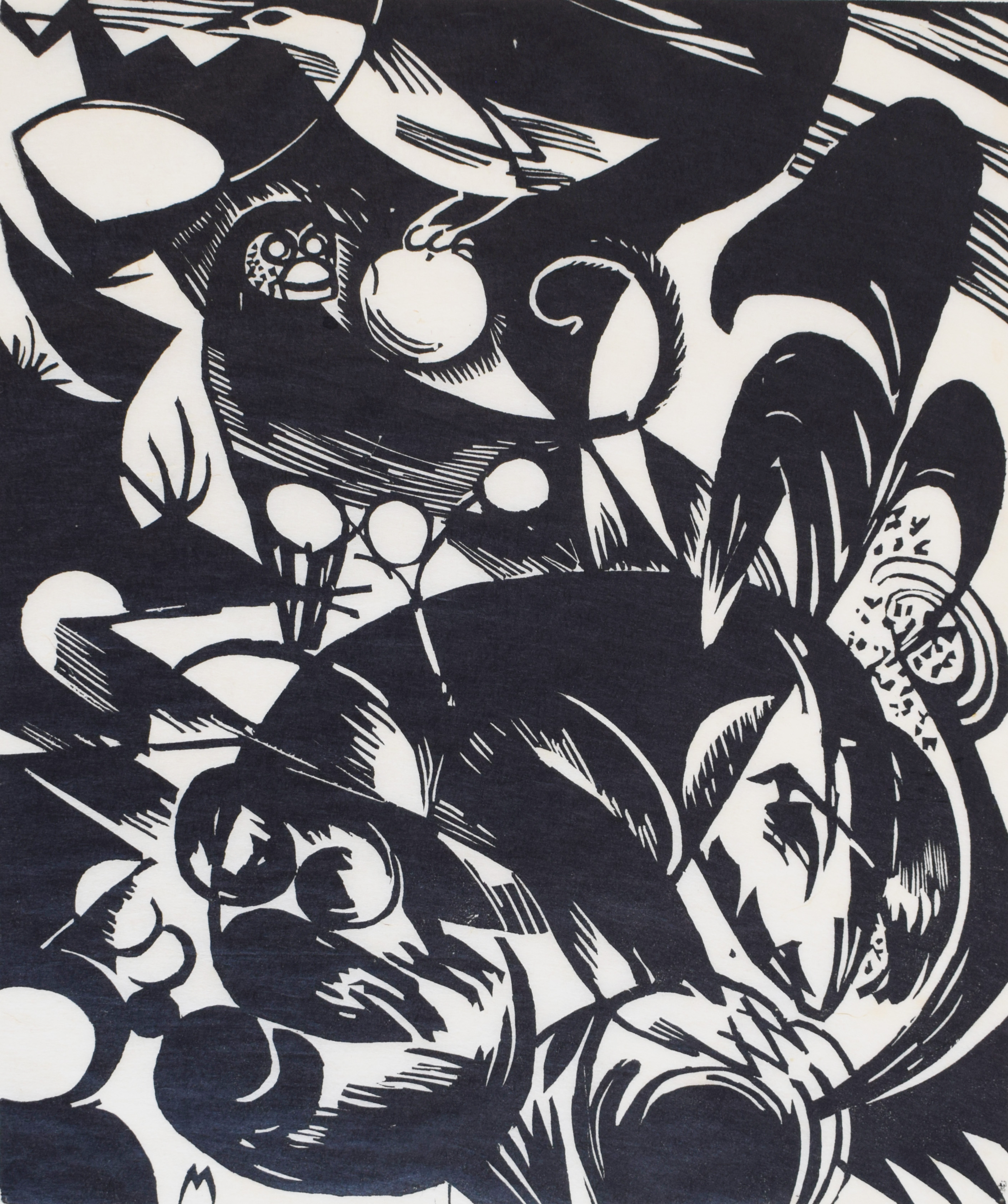 Creation I | Schöpfungsgeschichte I by Franz Marc