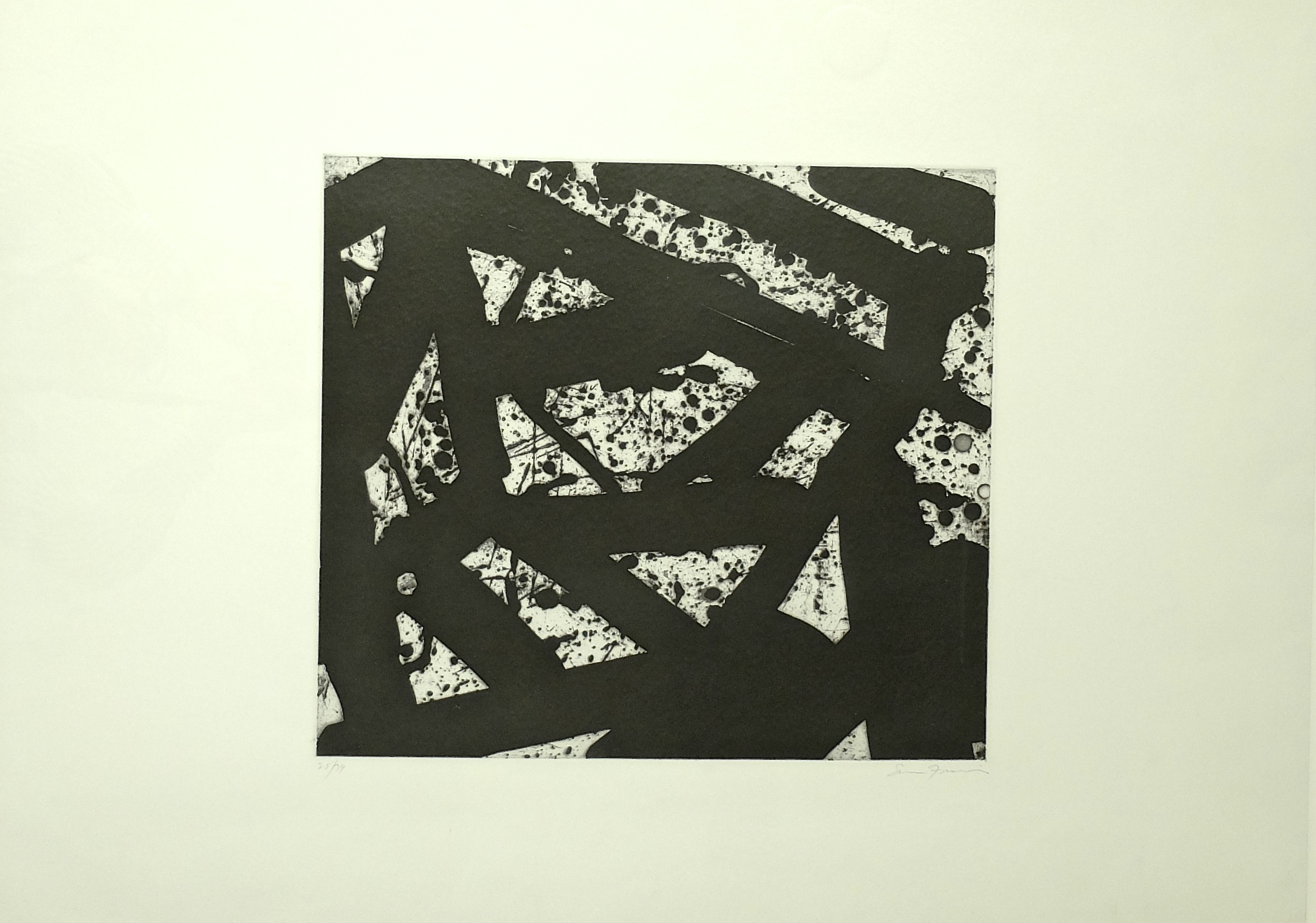 White Chip by Sam Francis