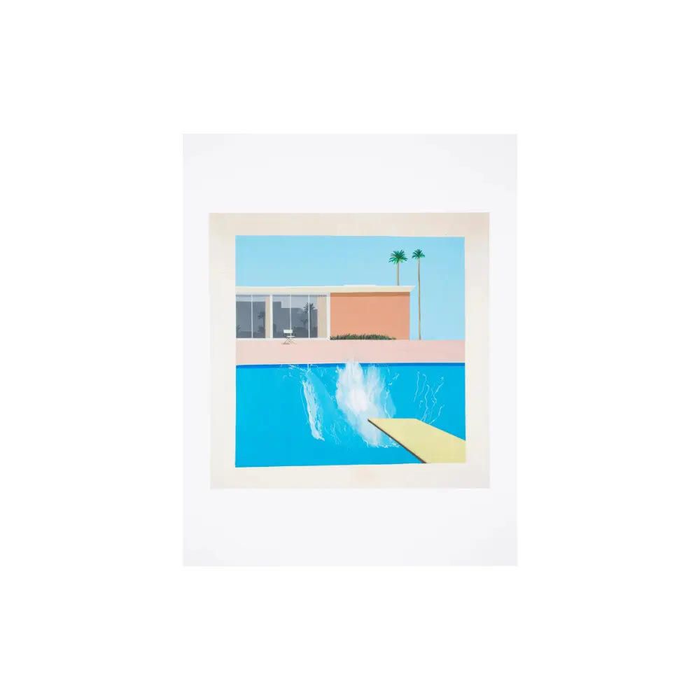 David Hockney, A Bigger Splash by David Hockney