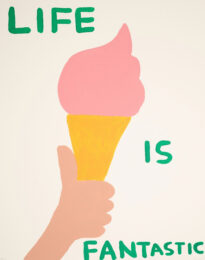 David Shrigley Life is Fantastic by David Shrigley at Clifton Gallery