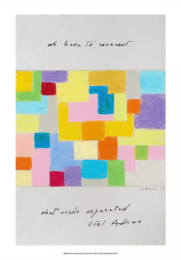 Etel Adnan We Have To Reconnect What Words Separated by Etel Adnan at Clifton Gallery