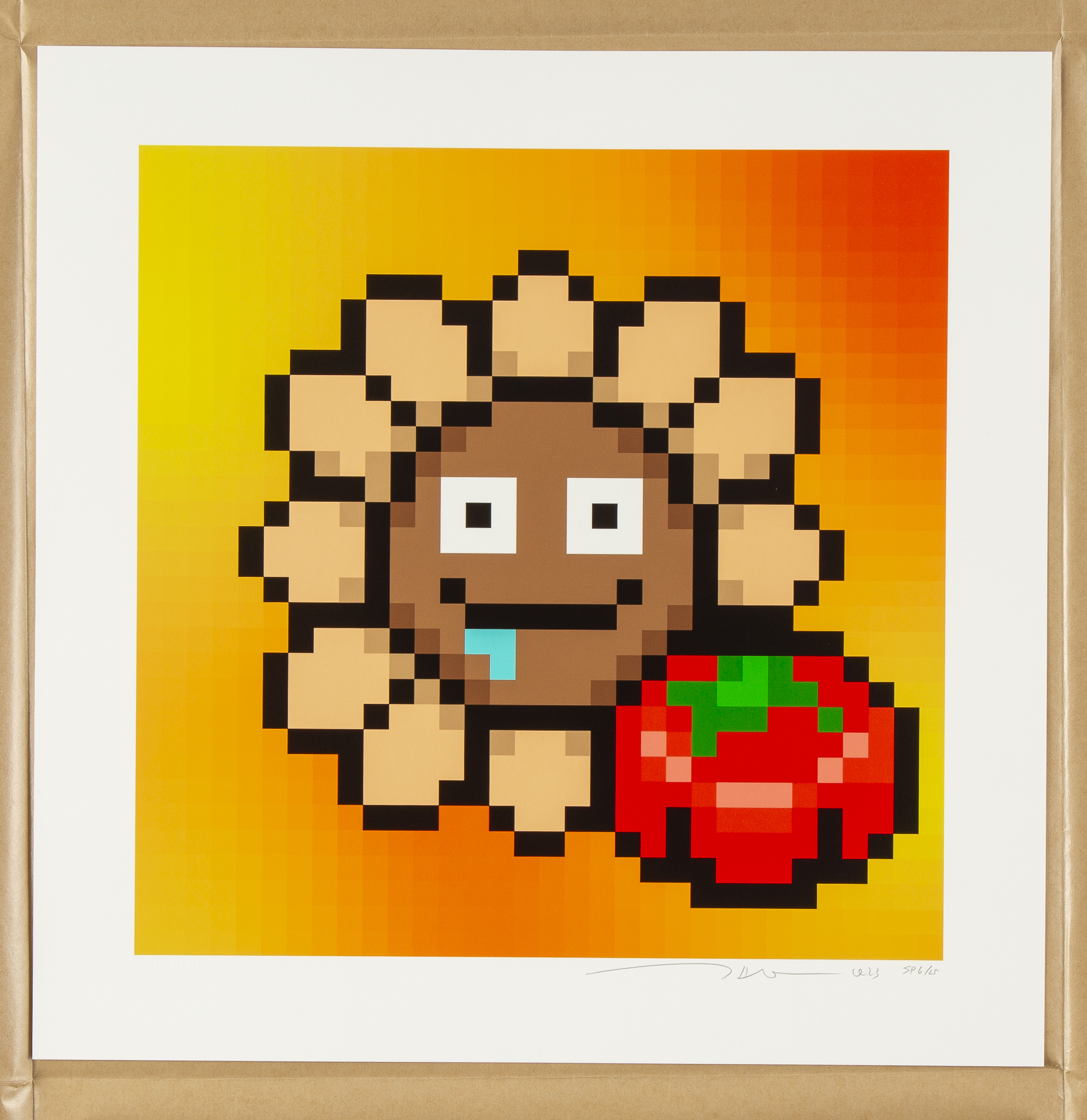 Flower #4703 Tomato by Takashi Murakami
