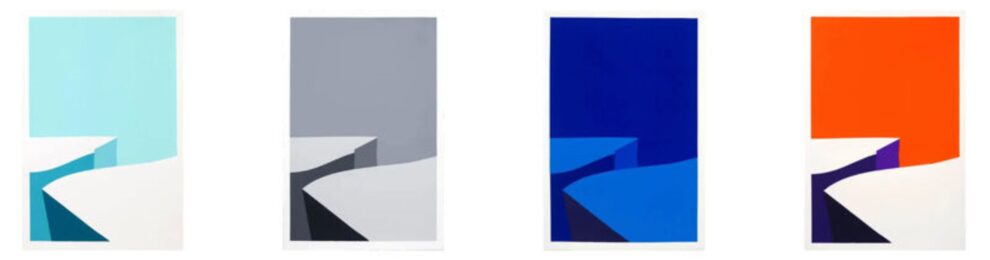 Glacier – set of 4 by Paul Kremer at Dovehouse Contemporary