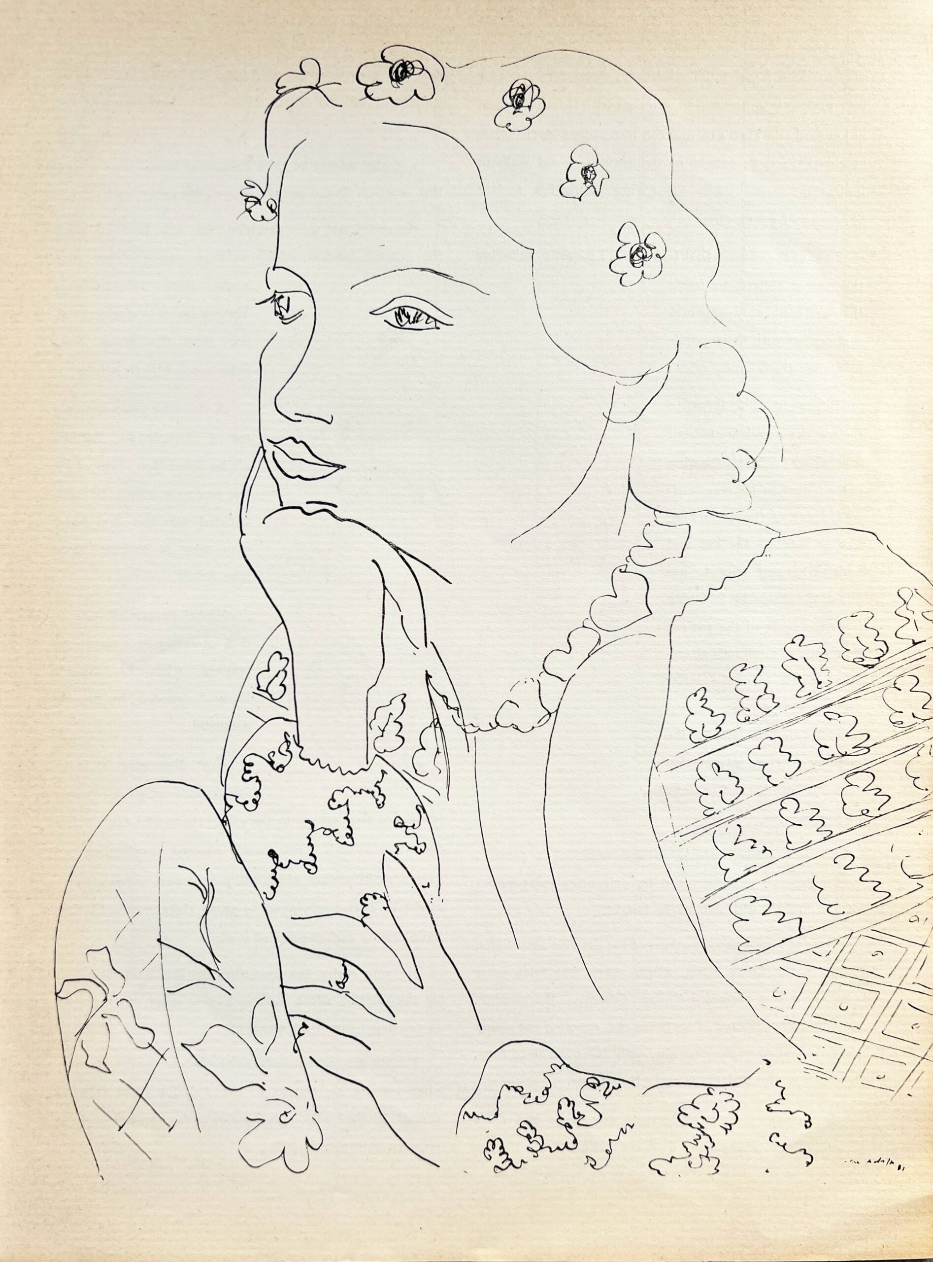 Jeune fille by Henri Matisse