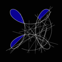 Hypocycloid with Rounded Cusps by Clifford Singer at iMuseum Vegas