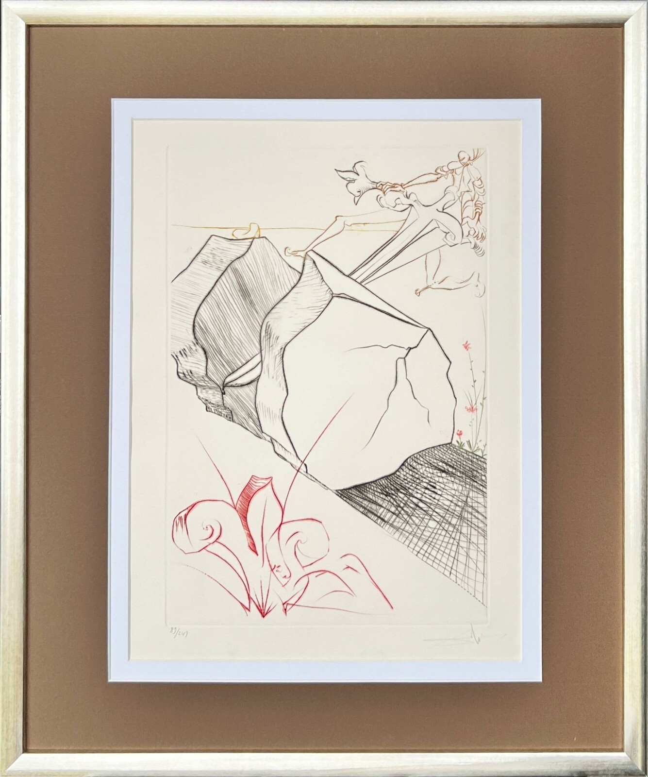 Portrait of la Fontaine by Salvador Dalí