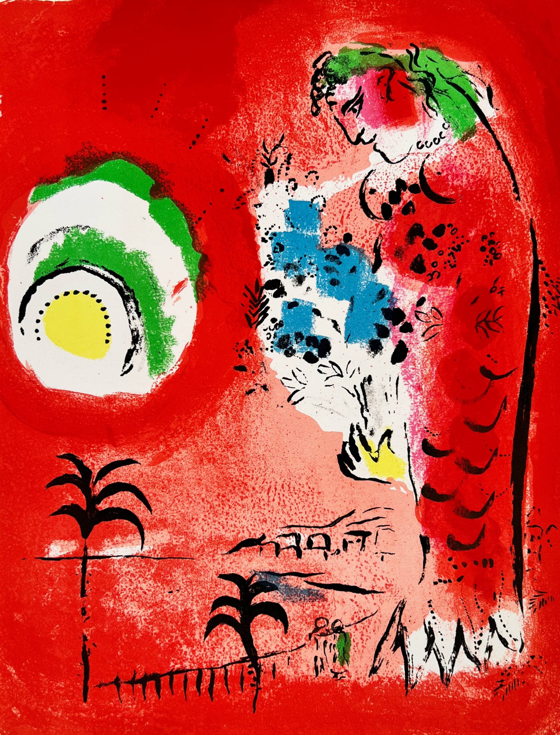 The Bay of Angels by Marc Chagall
