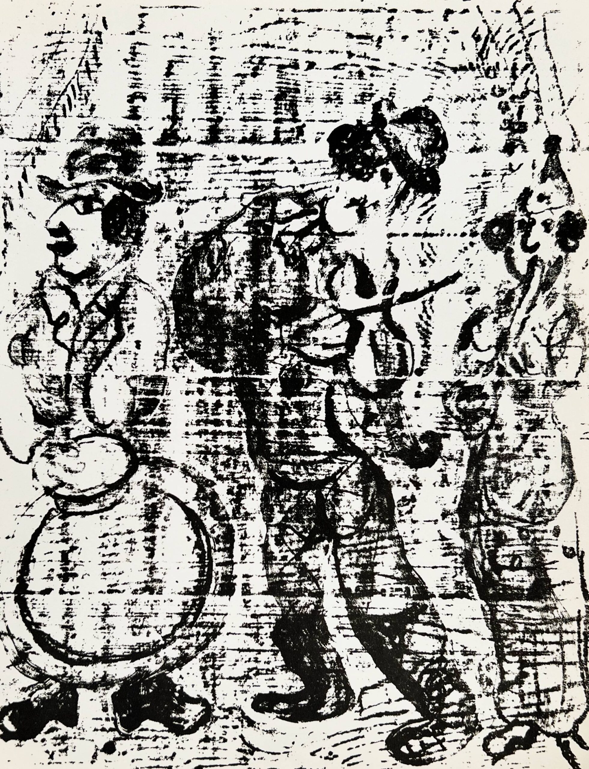 The Wandering Musicians by Marc Chagall