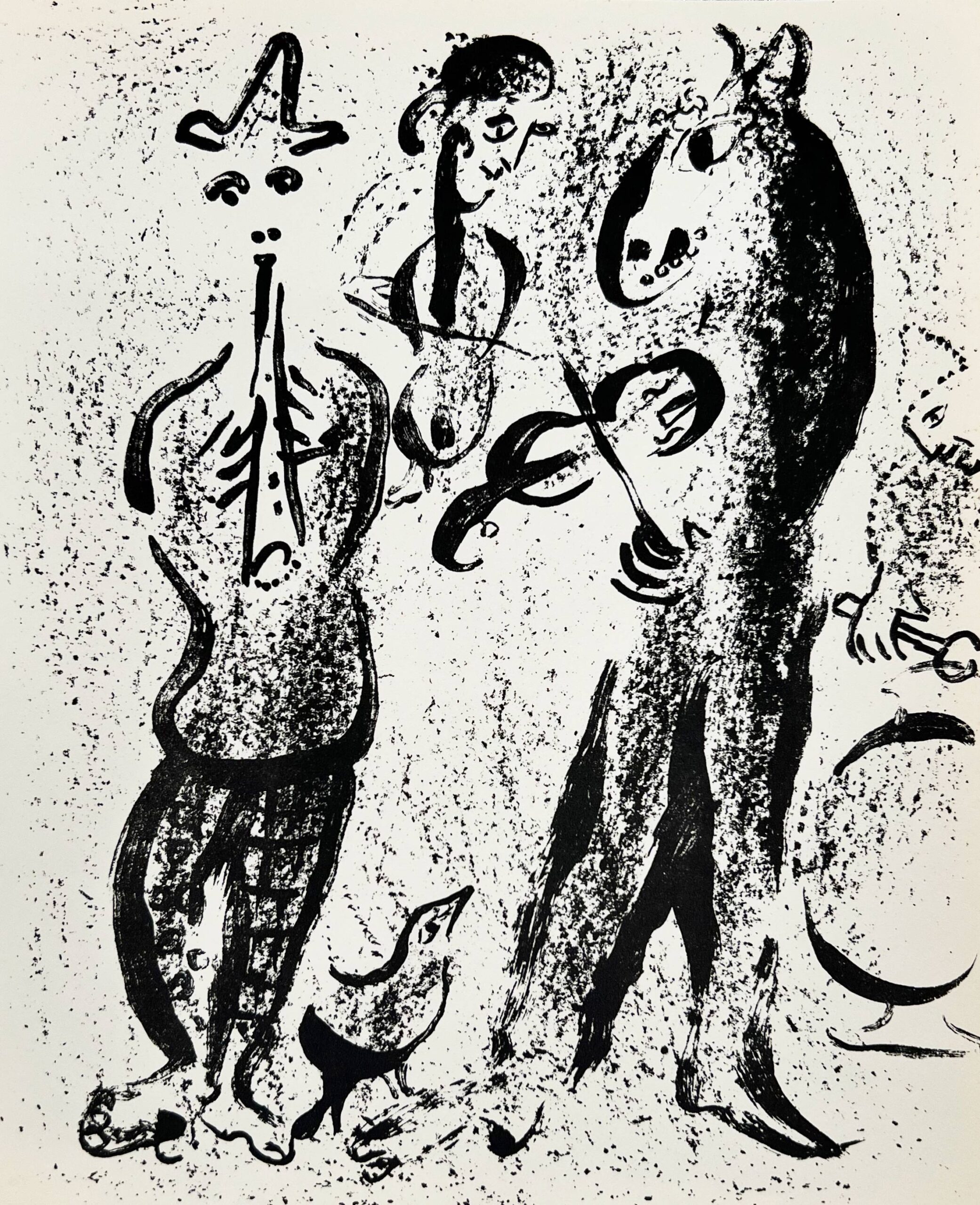 The Mountebanks by Marc Chagall