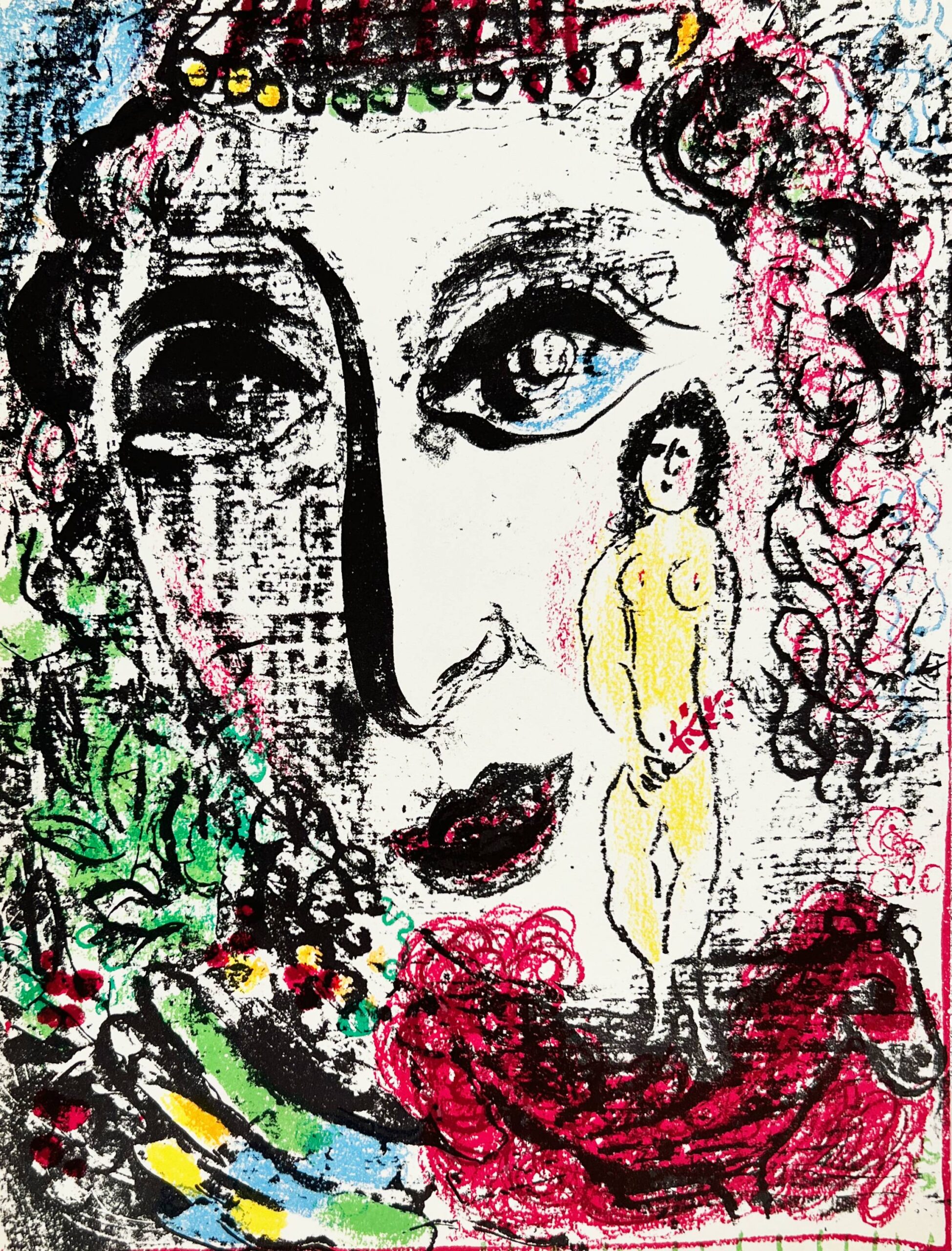 L’apparition au Cirque by Marc Chagall