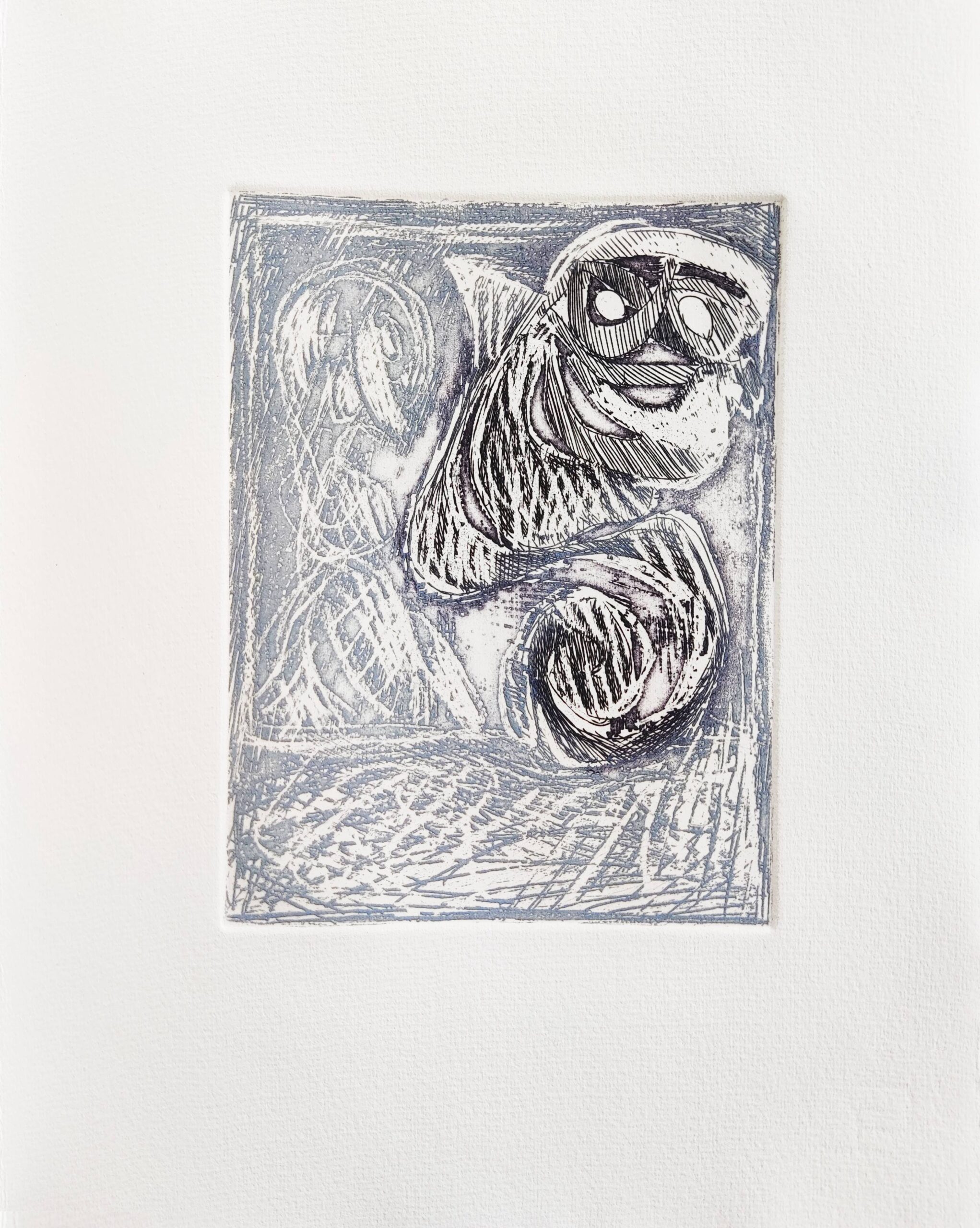 Commentaire de Personnage by Pierre Alechinsky