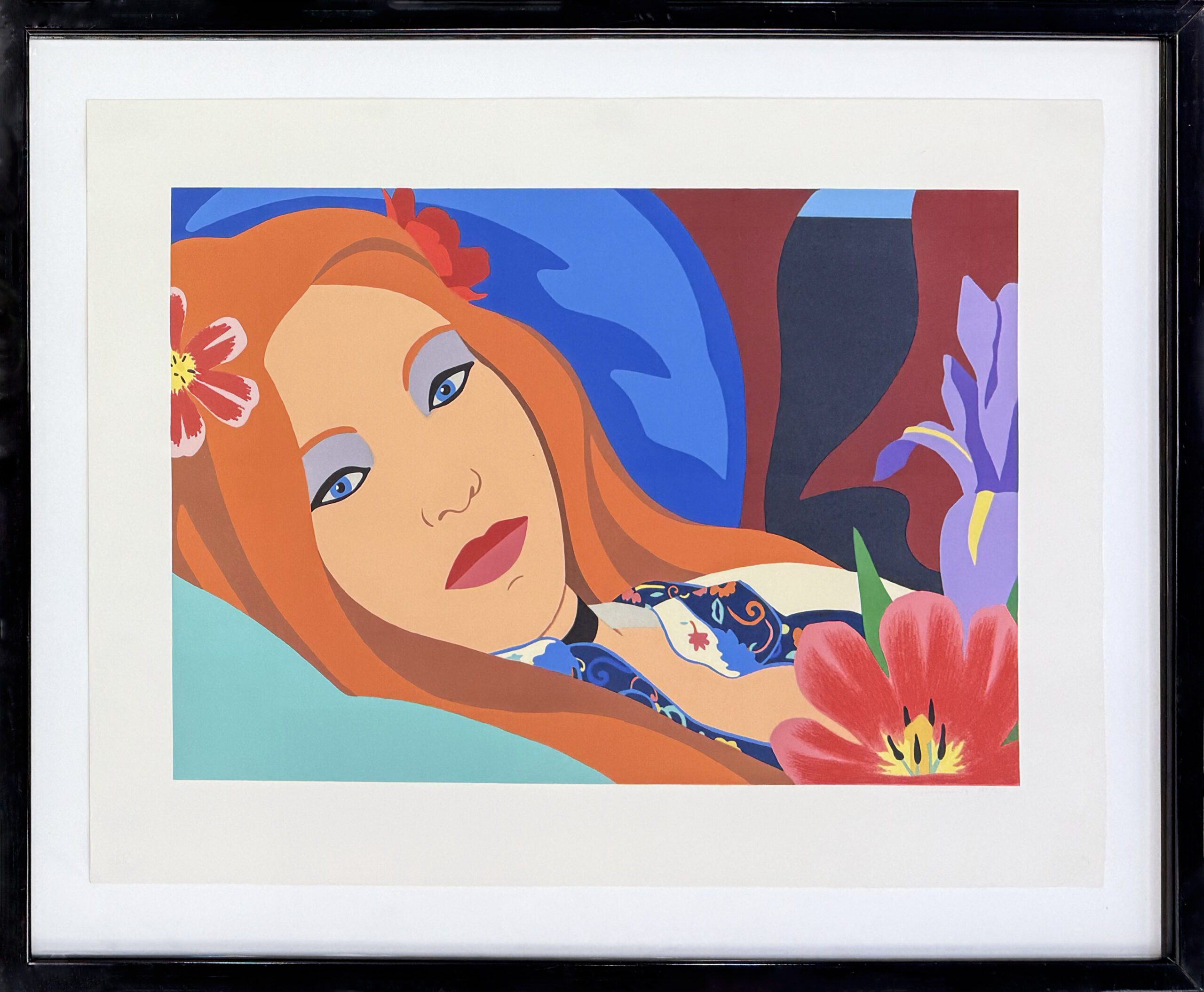 Lulu (framed hand signed lithograph) by Tom Wesselmann