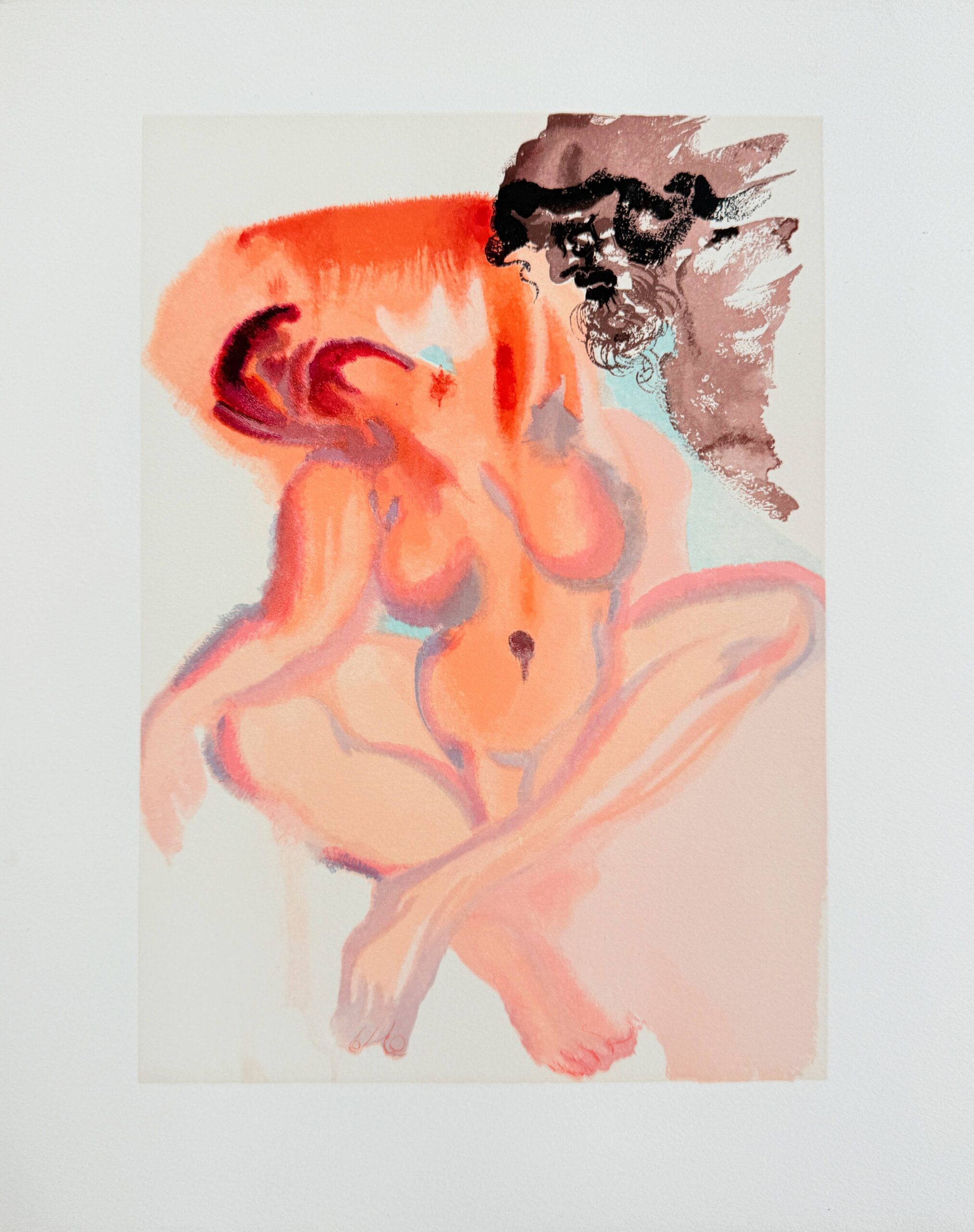 The Purgatory, Canto 3 – The Indolent Ones by Salvador Dalí