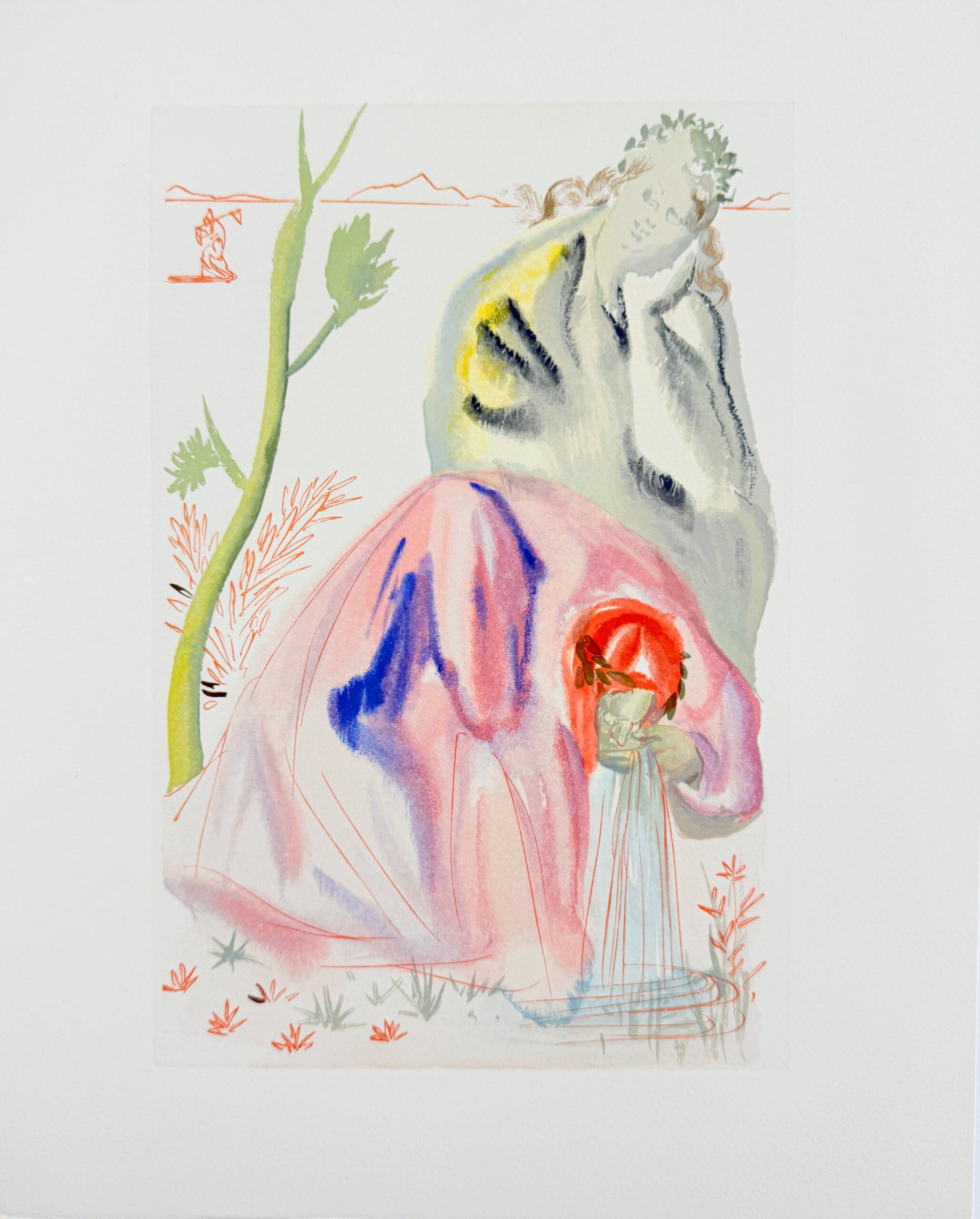 The Purgatory, Canto 21 – The Source by Salvador Dalí