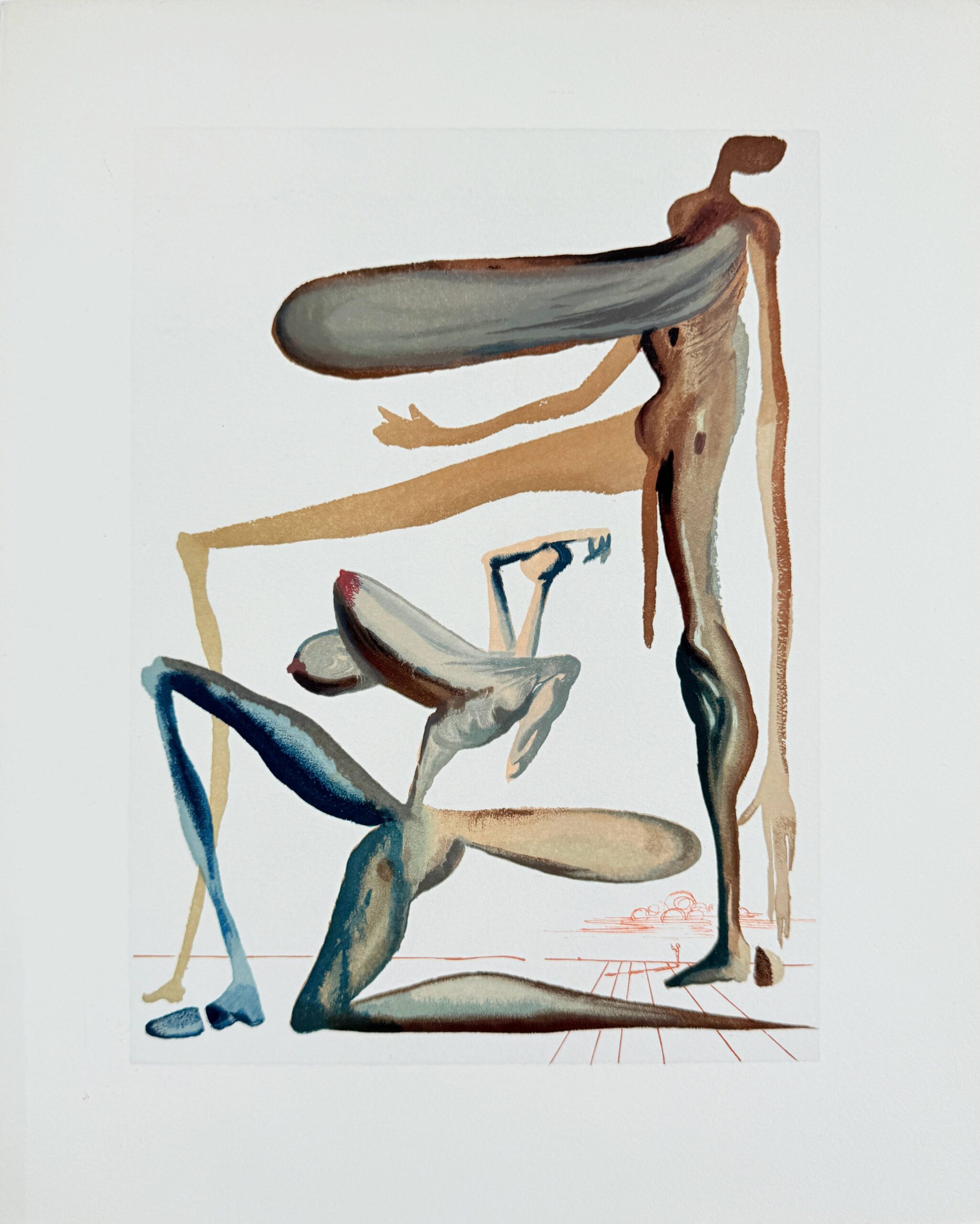 The Purgatory, Canto 22 – Prodigality by Salvador Dalí