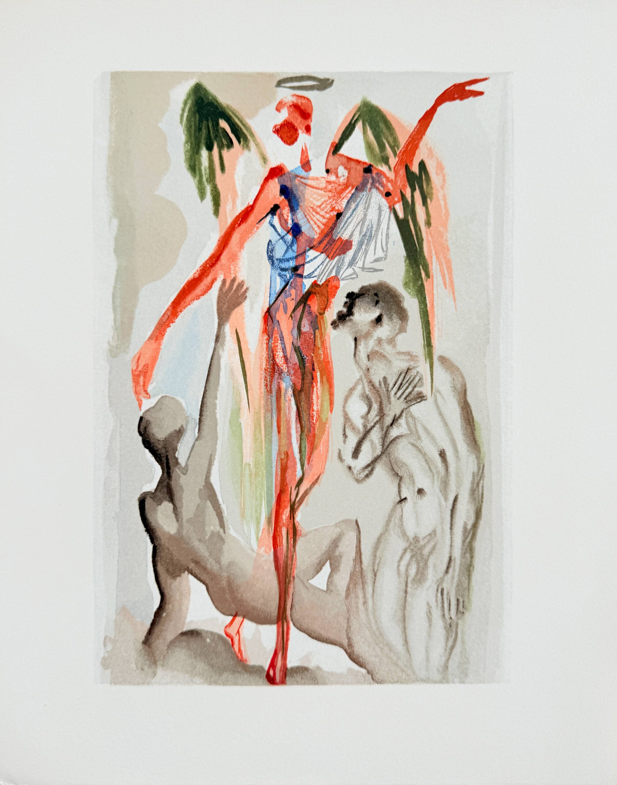 The Purgatory, Canto 32 – The Barthly Paradise by Salvador Dalí