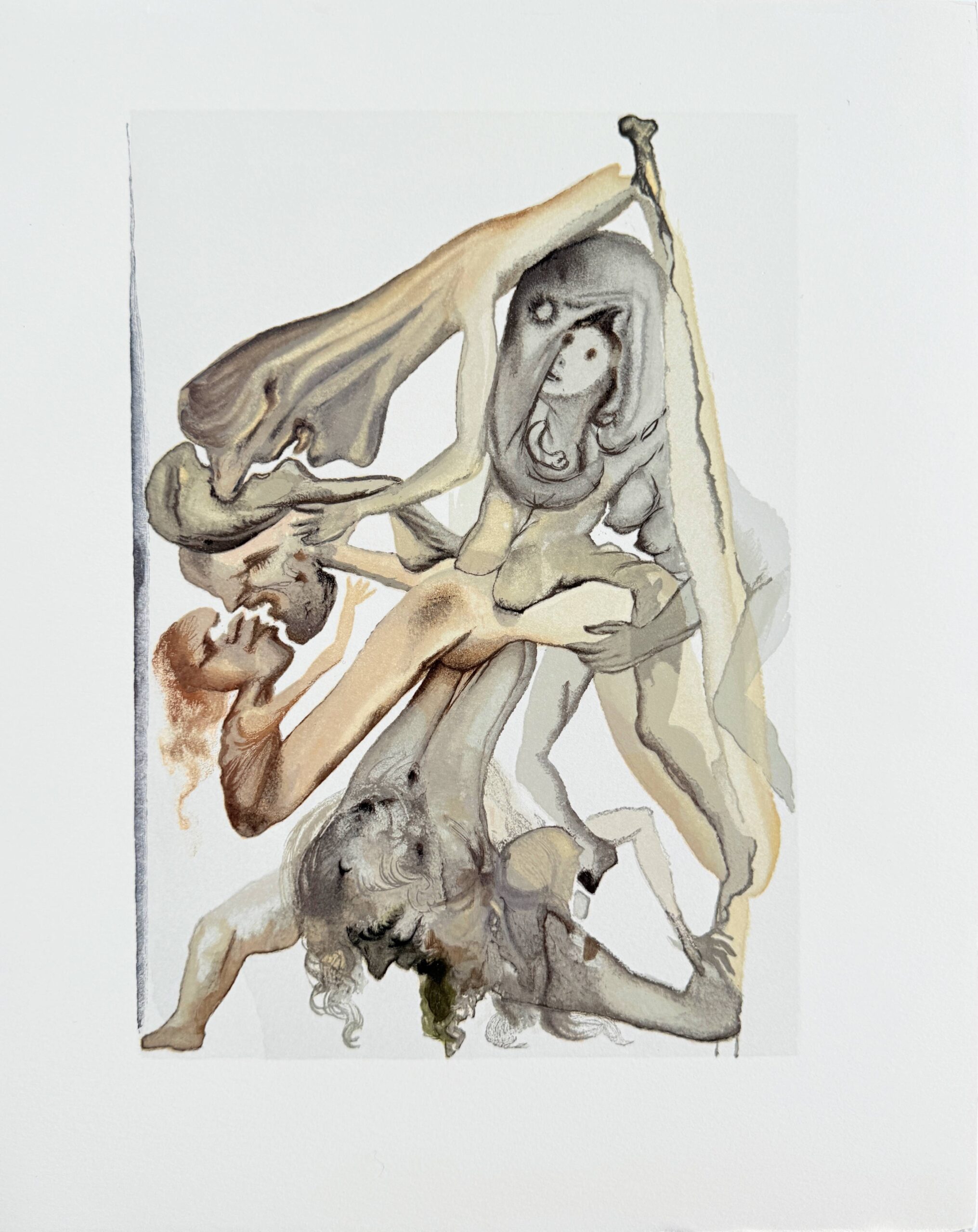 The Inferno, Canto 4 – Limbo by Salvador Dalí