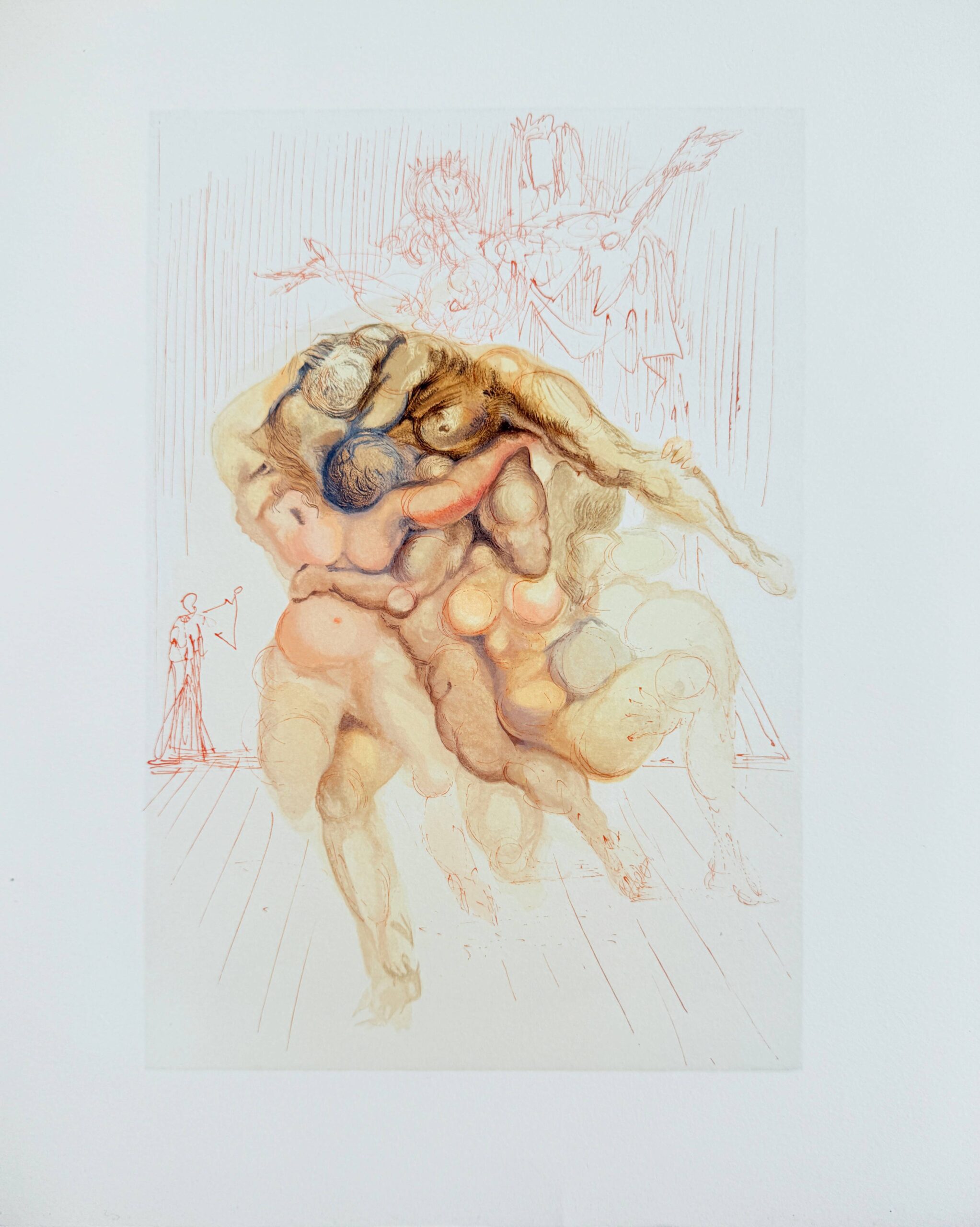 The Inferno, Canto 8 – The Angry Ones by Salvador Dalí
