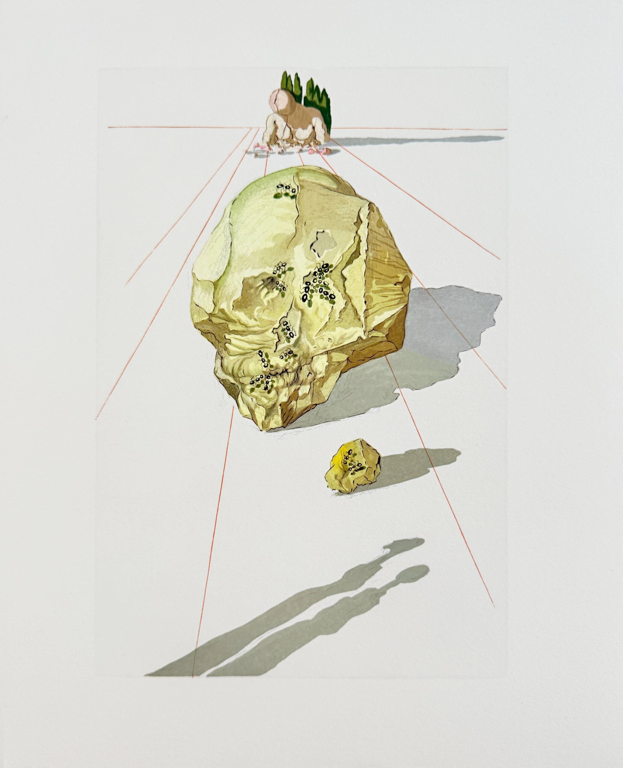 The Inferno, Canto 23 – Le Supplice de hypocrites by Salvador Dalí