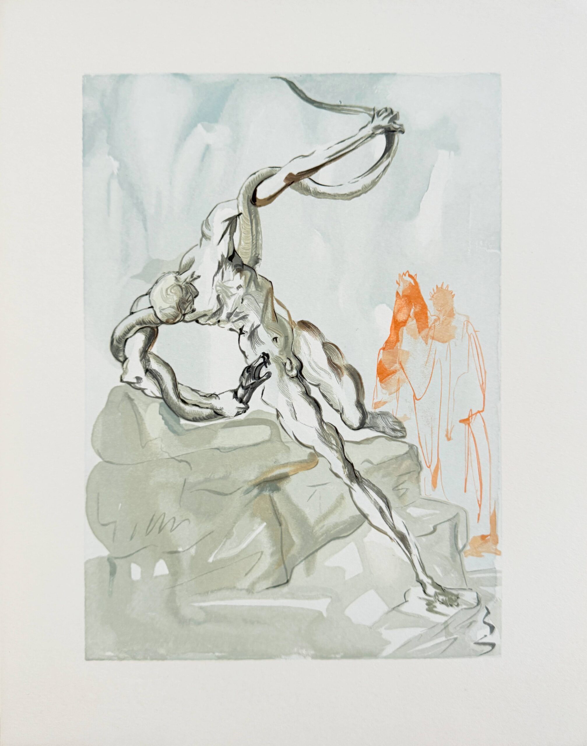 The Inferno, Canto 24 – Les Voleurs by Salvador Dalí