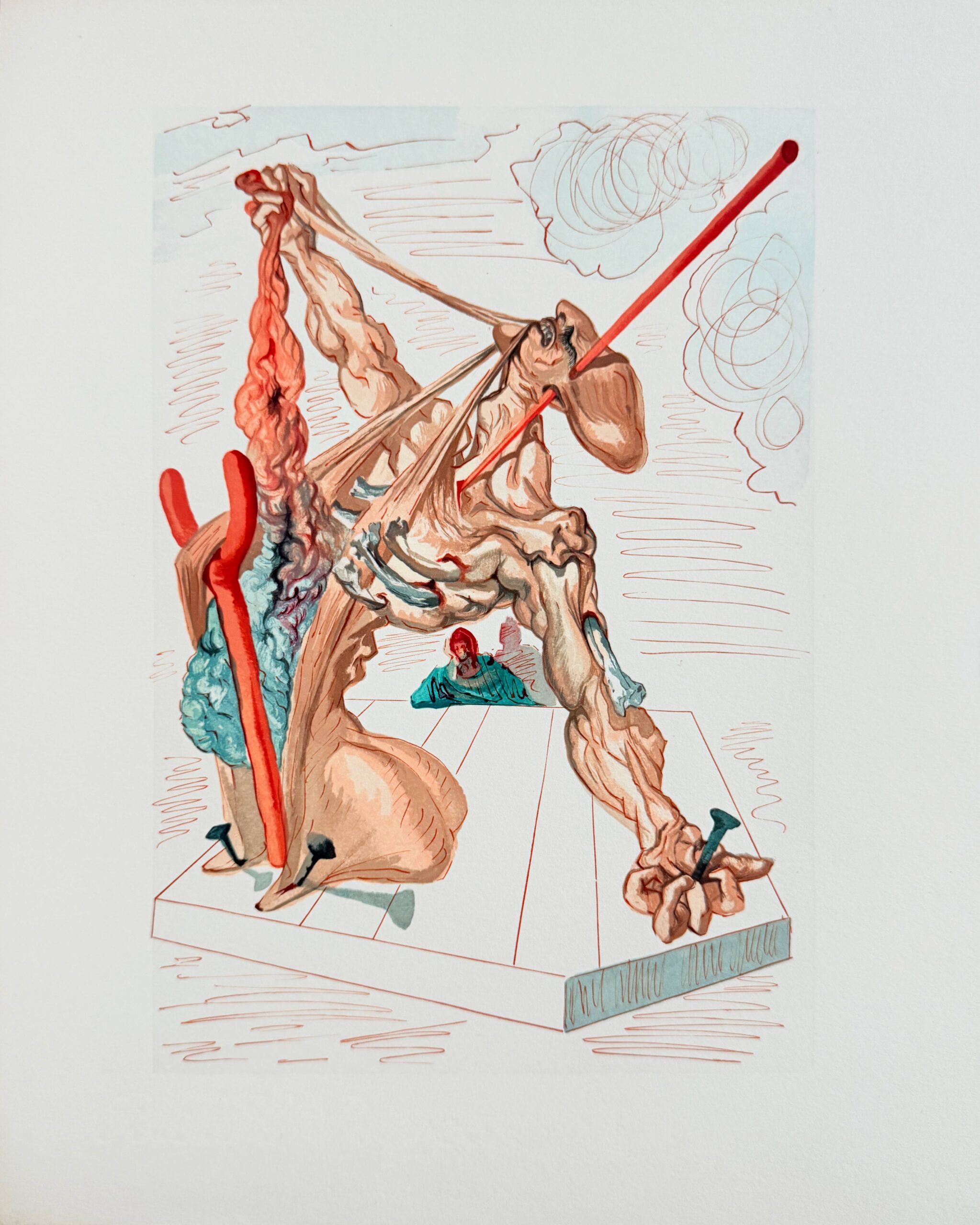 The Inferno, Canto 29 – The Personators by Salvador Dalí