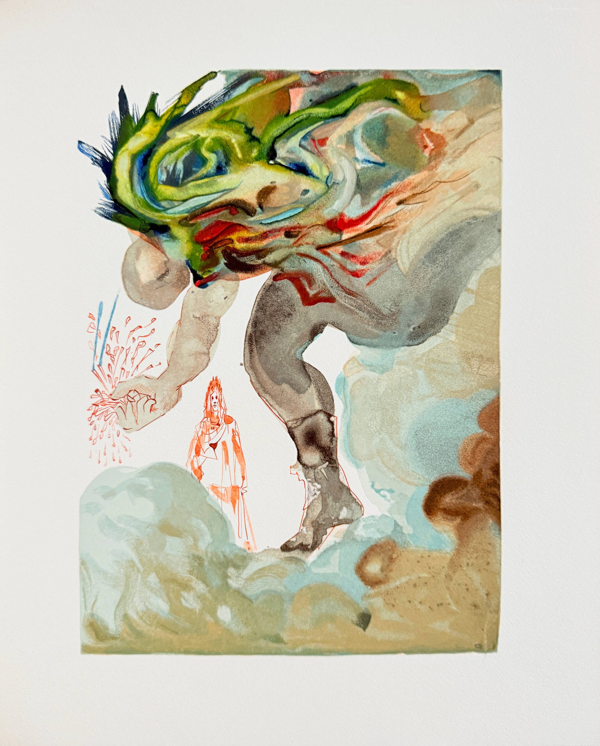 The Inferno, Canto 31 – Les Géants by Salvador Dalí