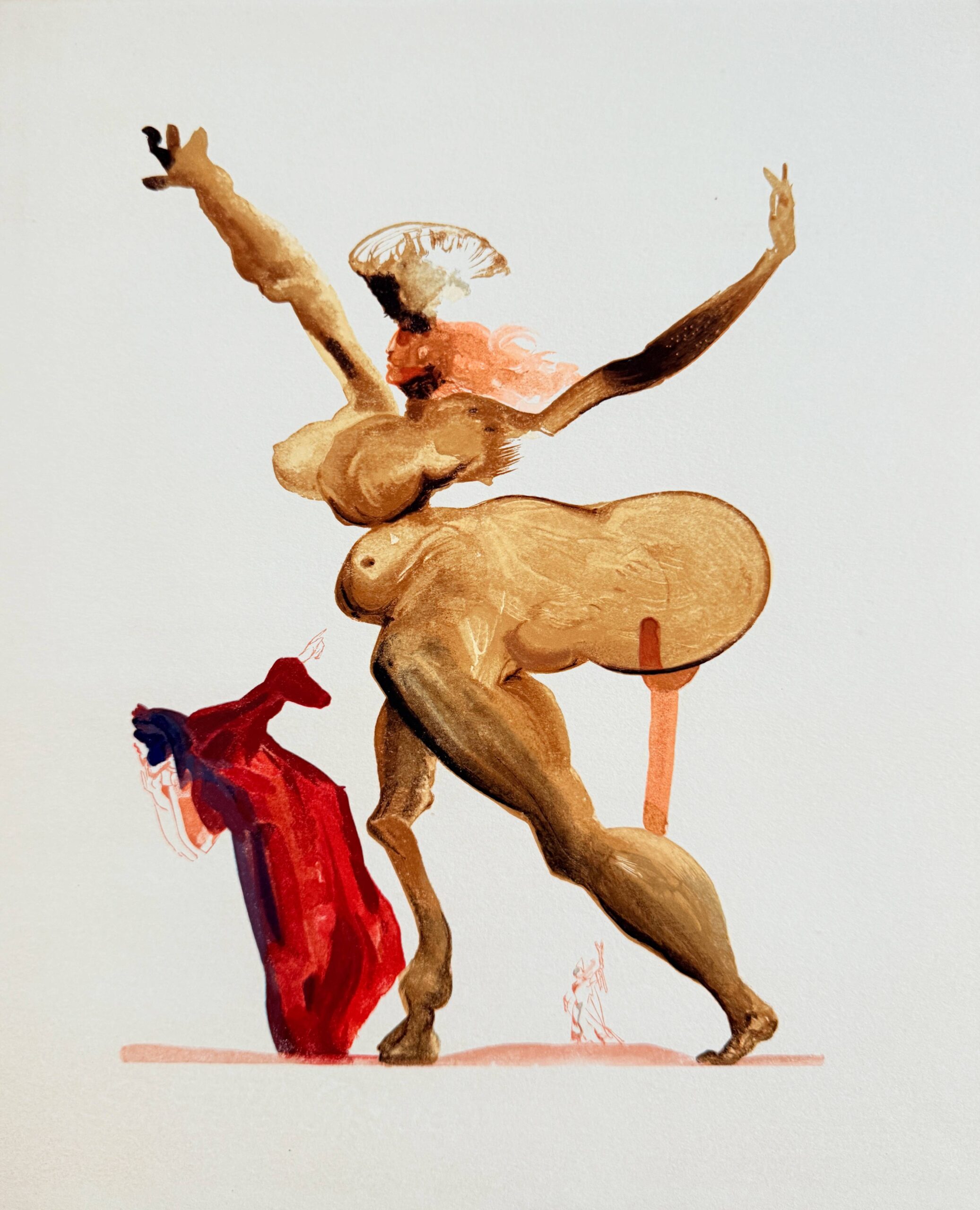The Inferno, Canto 33 –  Les Traitres envers leurs hôtes by Salvador Dalí
