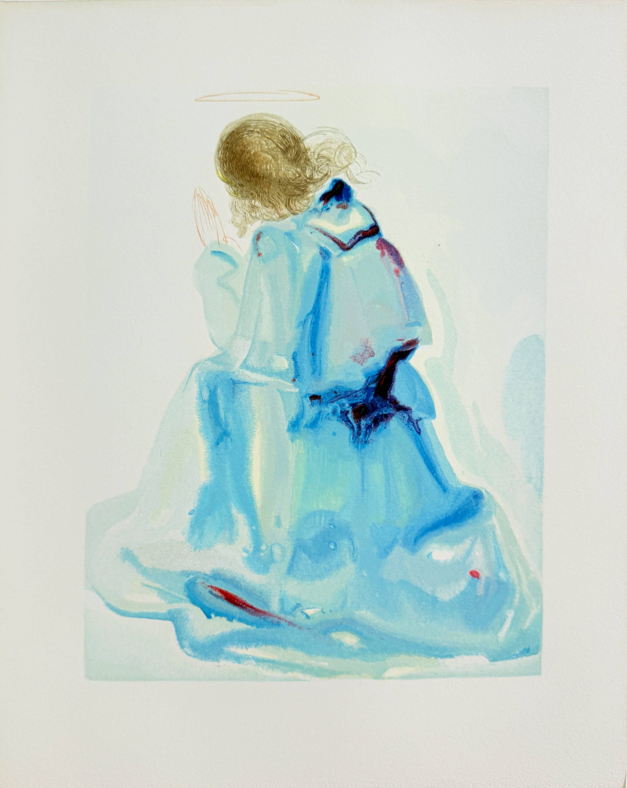 The Paradise, Canto 2 – The Angel by Salvador Dalí