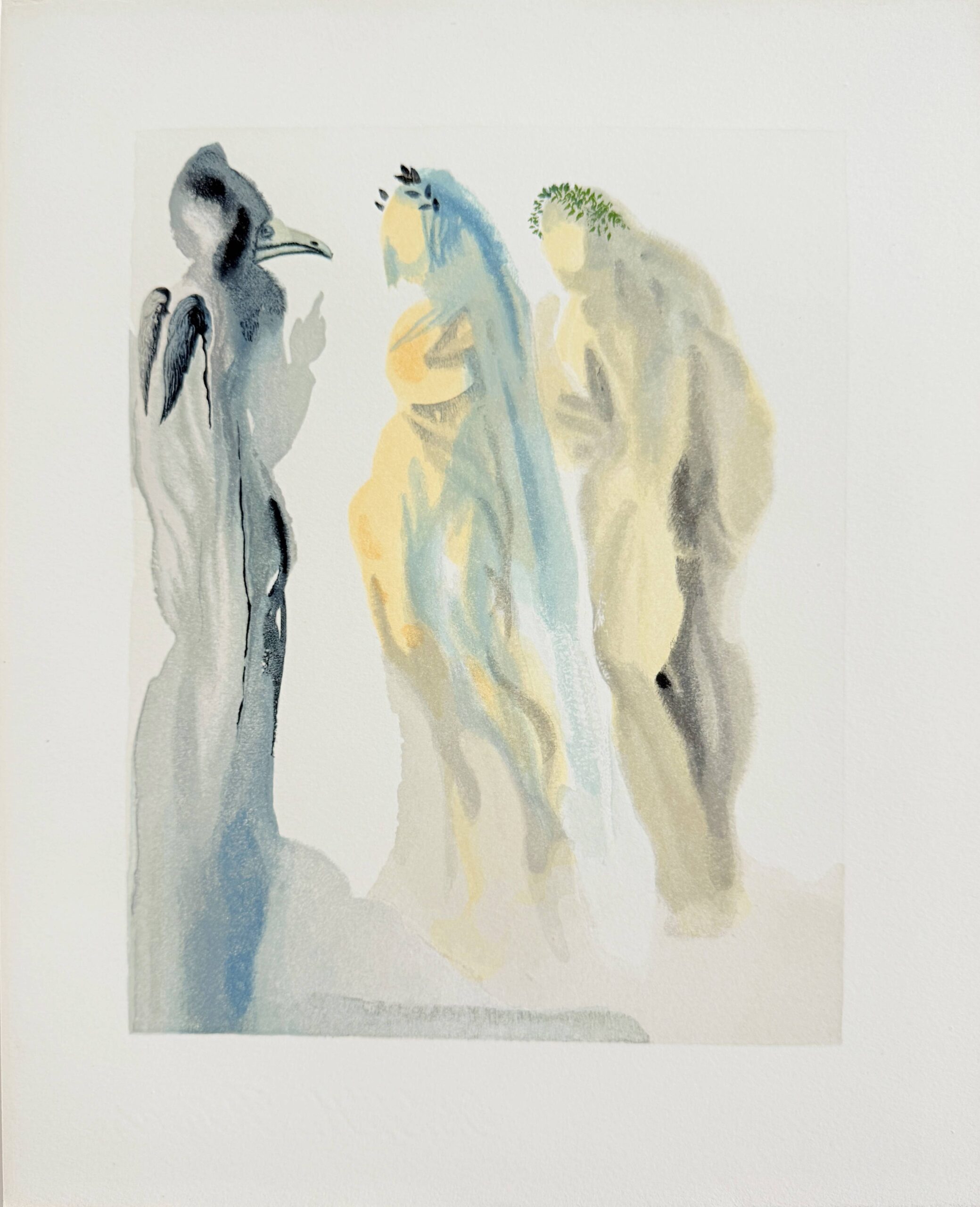 The Paradise, Canto 9 – The Sphere of Venus by Salvador Dalí
