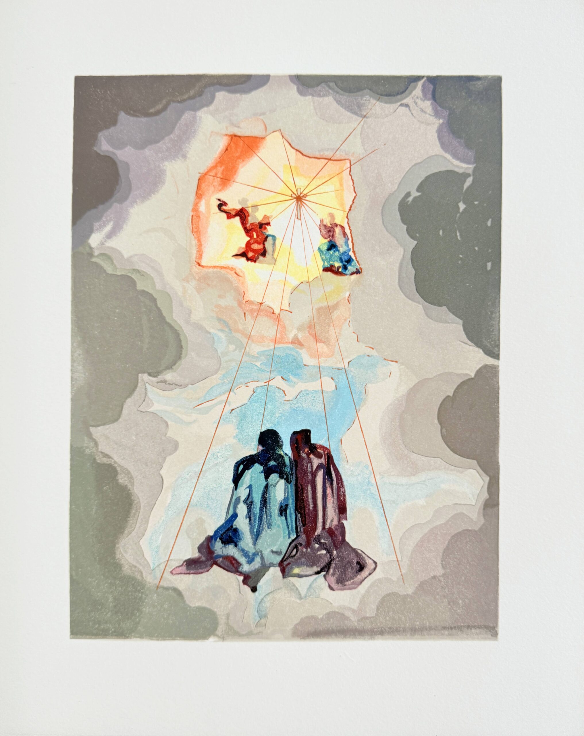 The Paradise, Canto 15 – Dante’s Ecstasy by Salvador Dalí