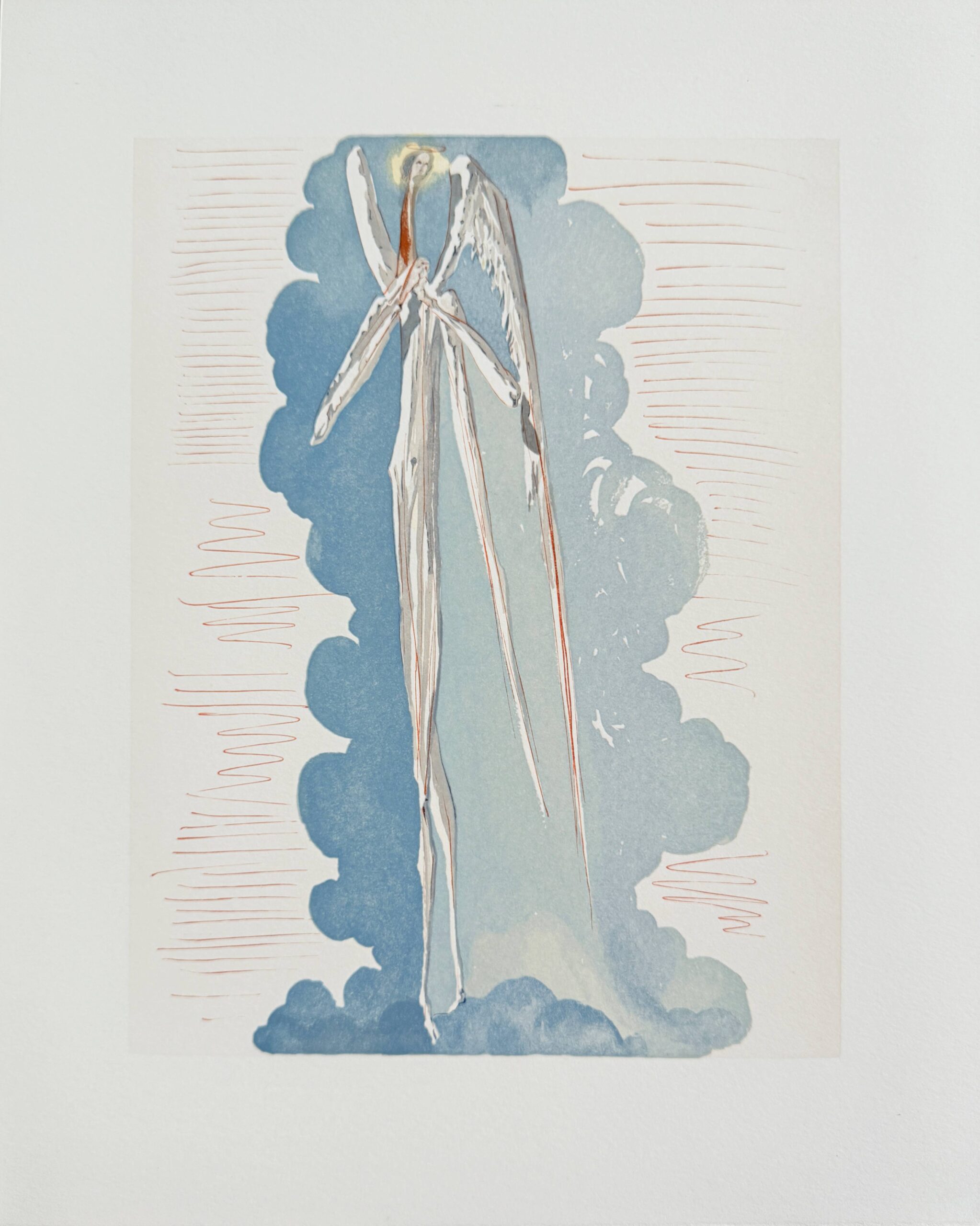 The Paradise, Canto 22 – The Angel of the Seventh Sphere by Salvador Dalí