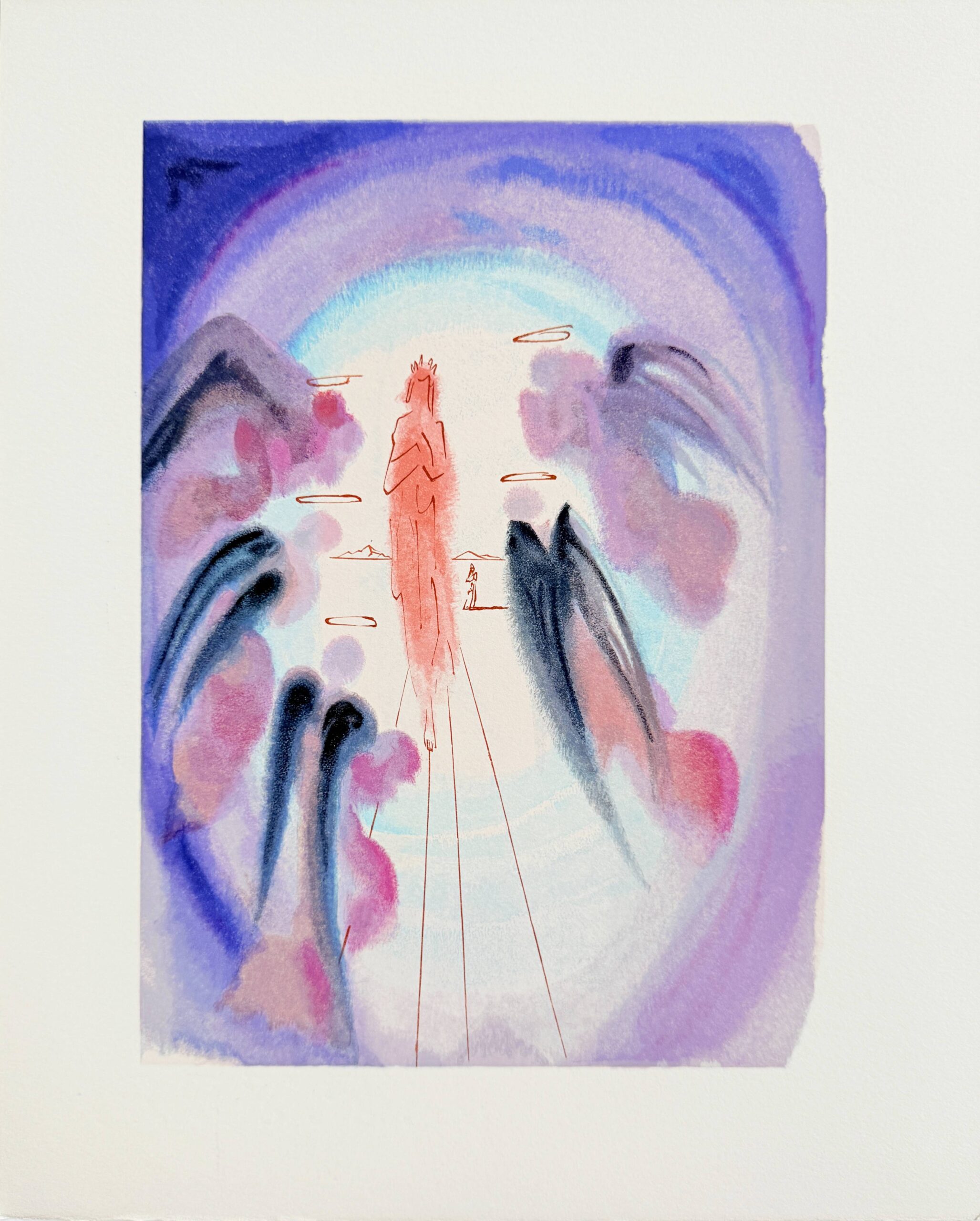 The Paradise, Canto 24 – The Joy of the Blessed by Salvador Dalí