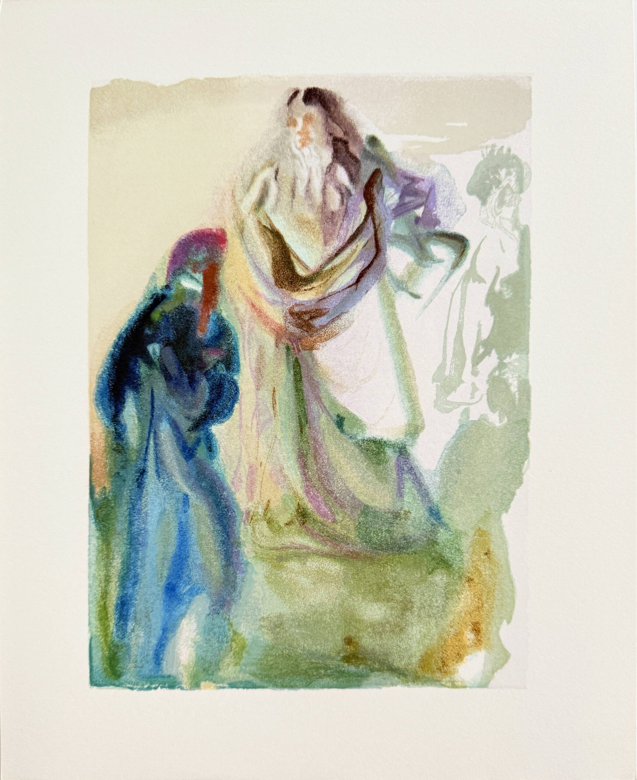 The Paradise, Canto 28 – The Movement Toward God by Salvador Dalí