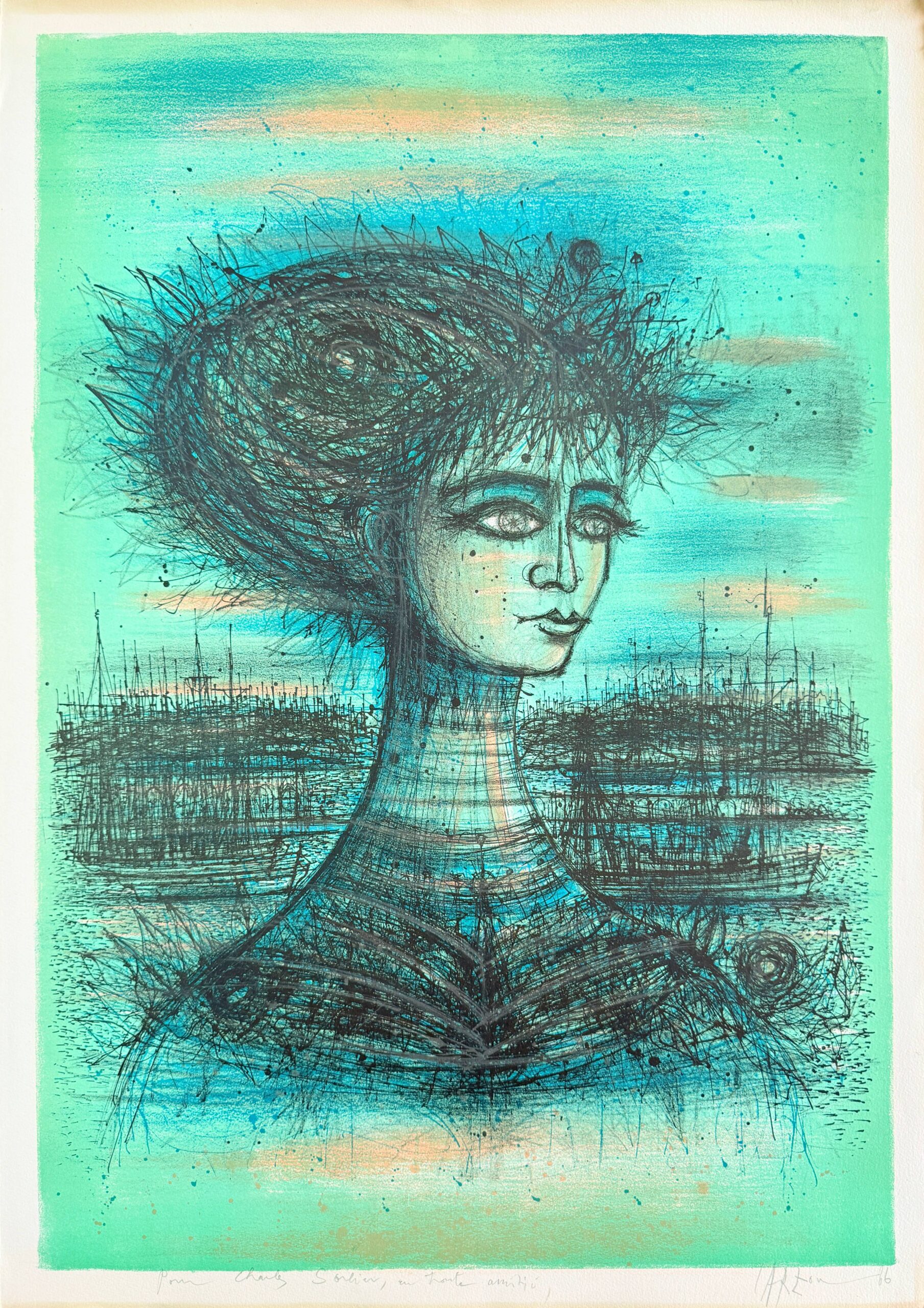 Princesse d’Azur by Jean Carzou