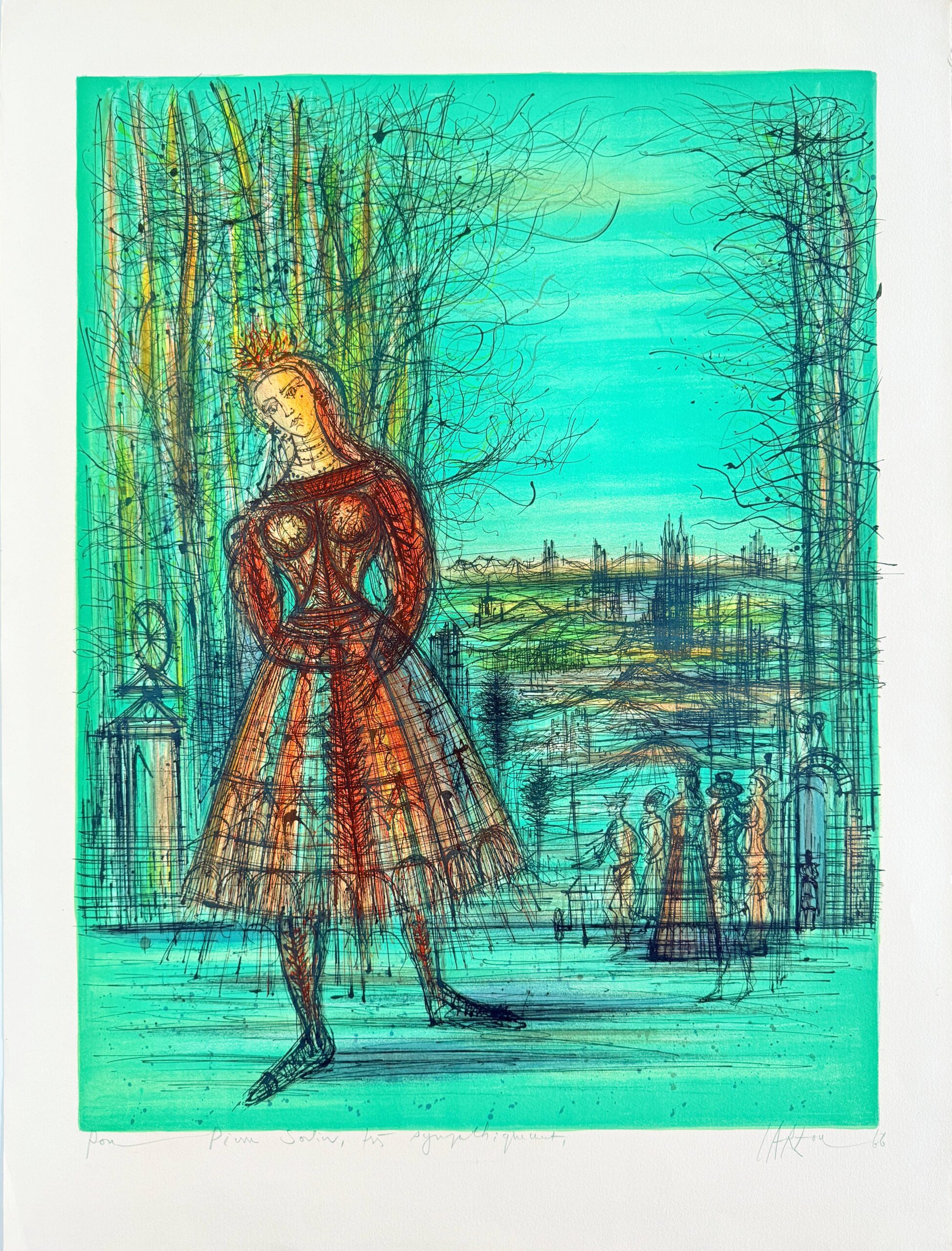 Princesse d’Azur by Jean Carzou